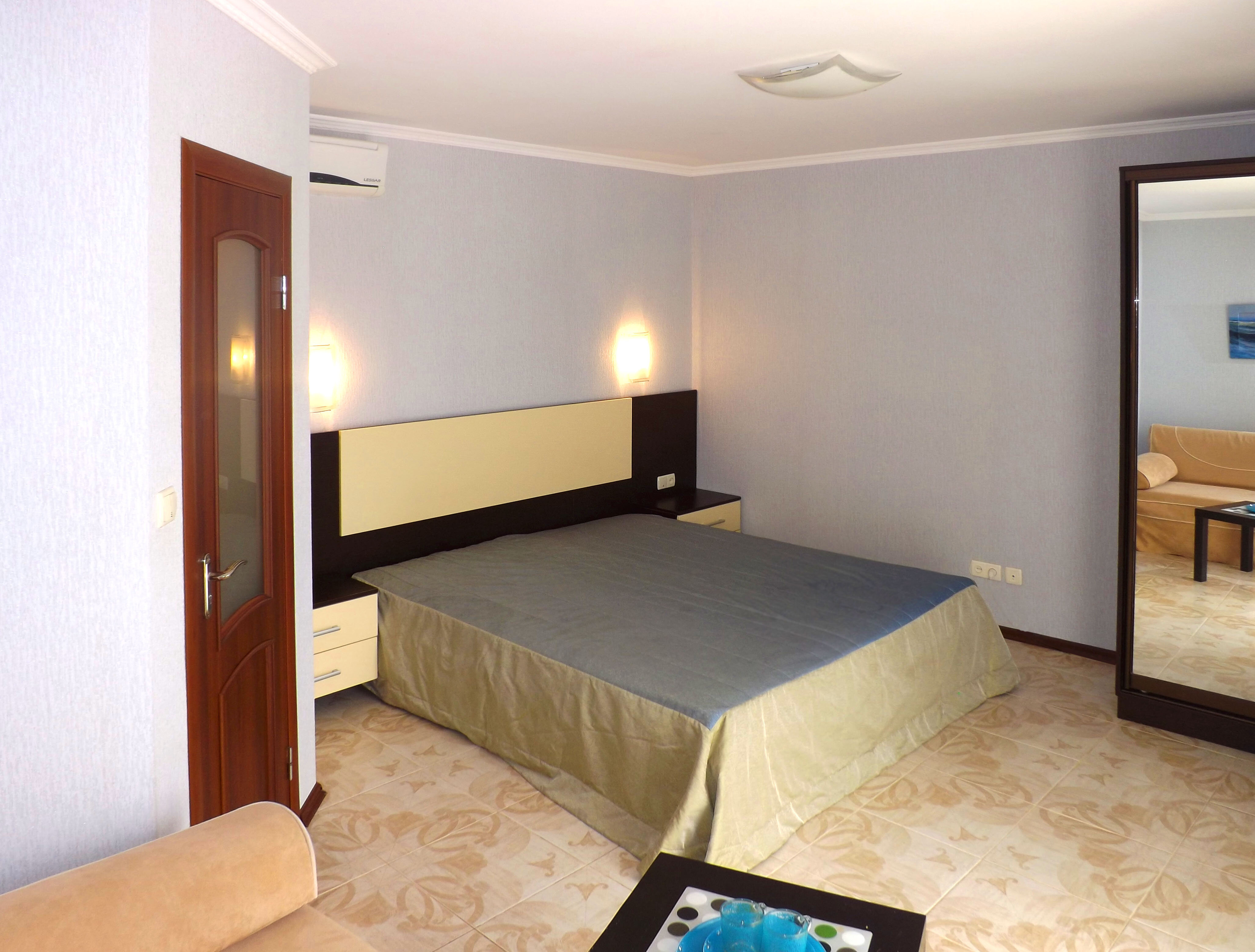 Двухместный номер с 1 кроватью и балконом, вид на море