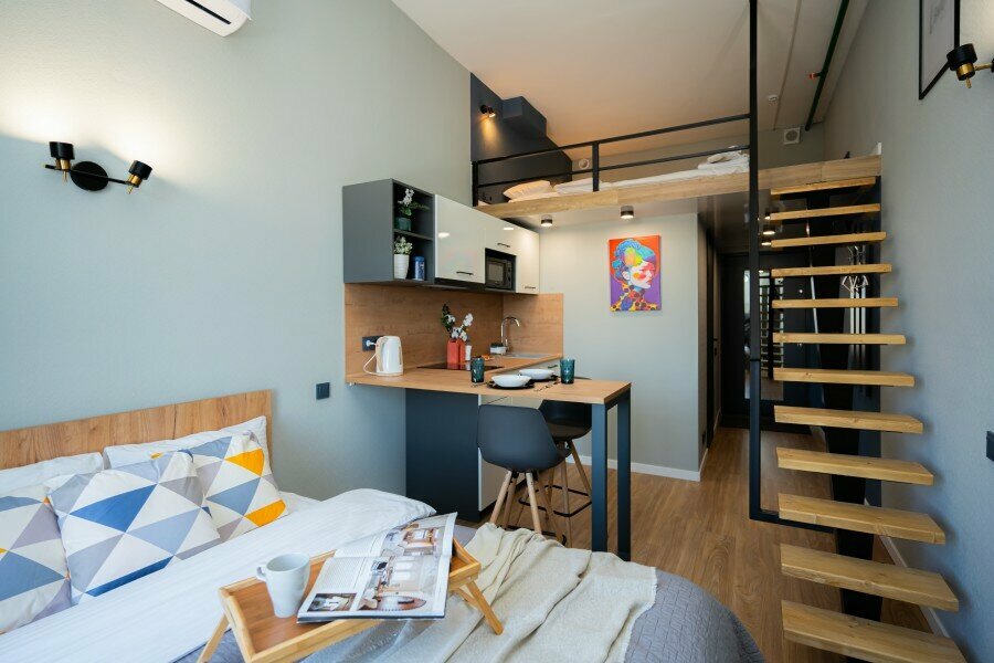 Двухуровневый четырехместный номер