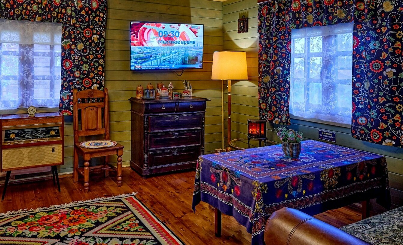 Однокомнатный люкс — домик с видом на территорию