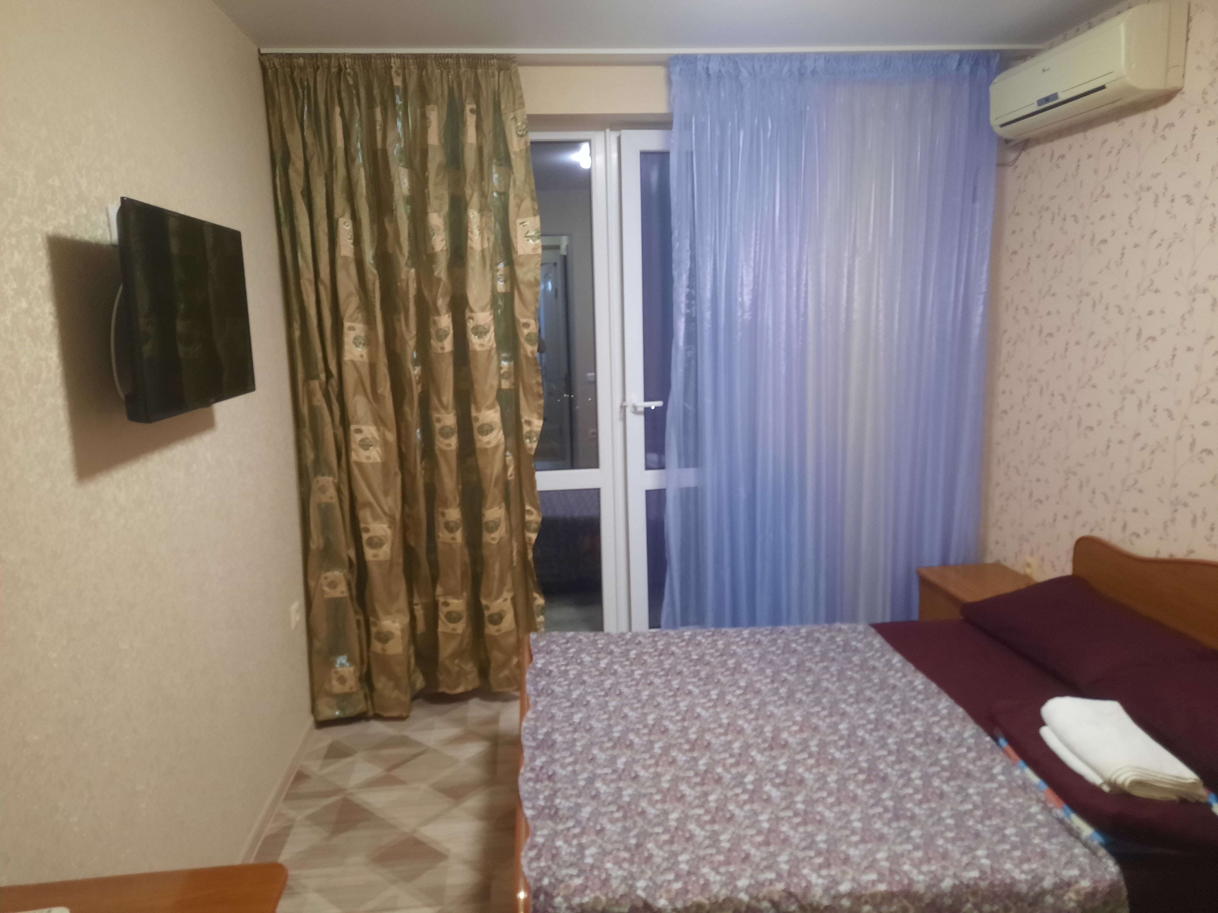 Двухместный номер Делюкс с 1 кроватью и балконом, вид на море