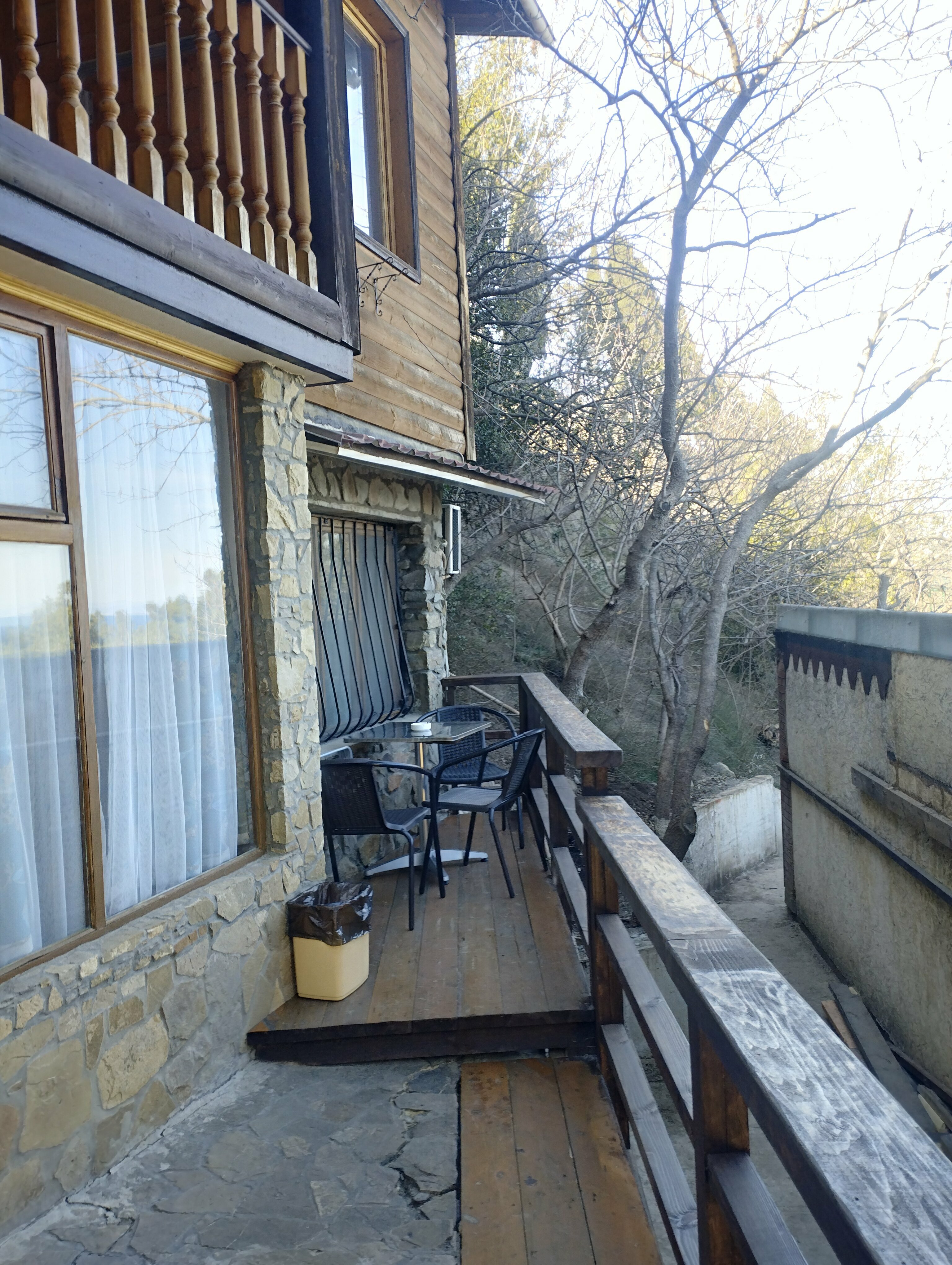 Двухместный номер с 1 кроватью и террасой