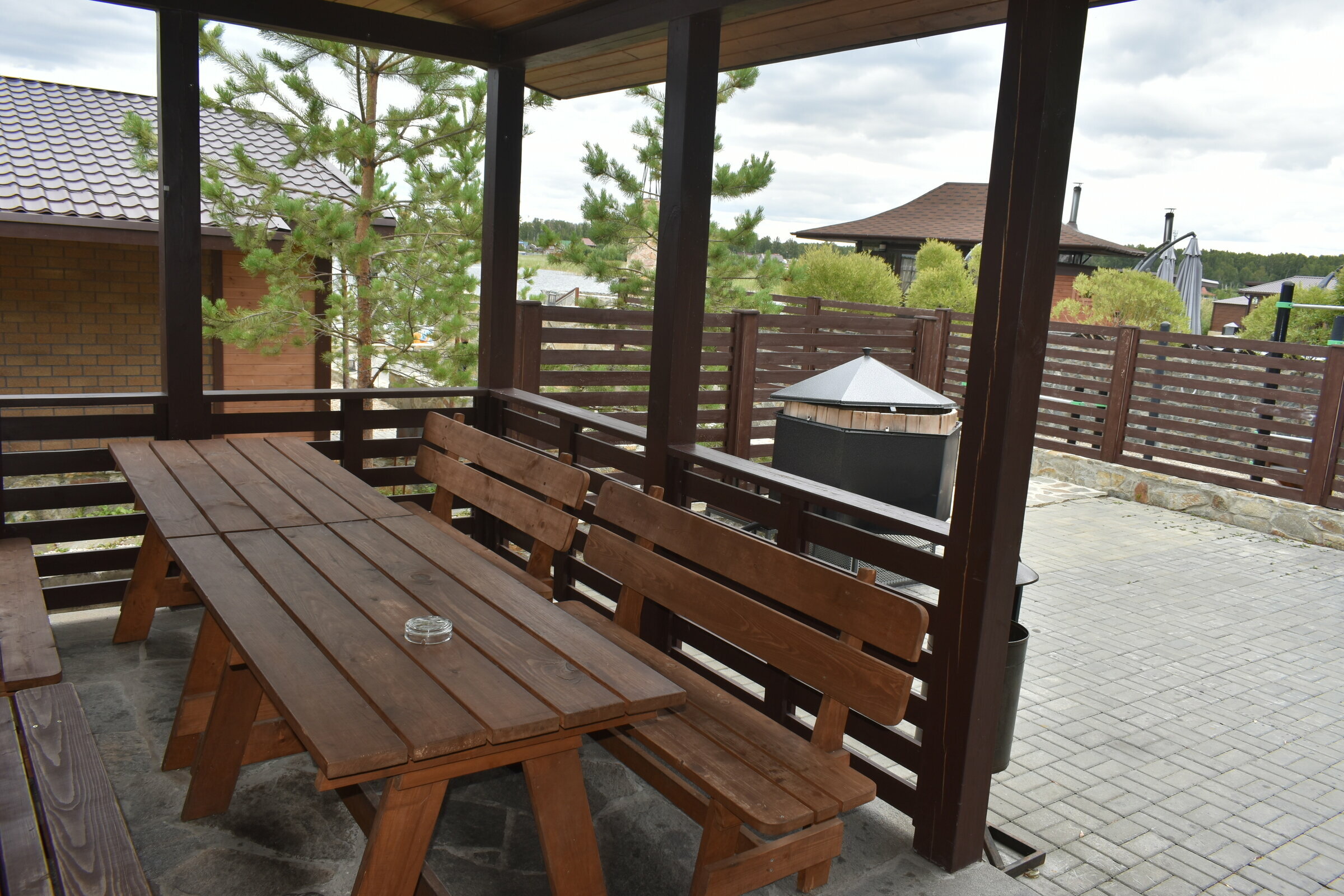 Вилла с баней и мангальной зоной