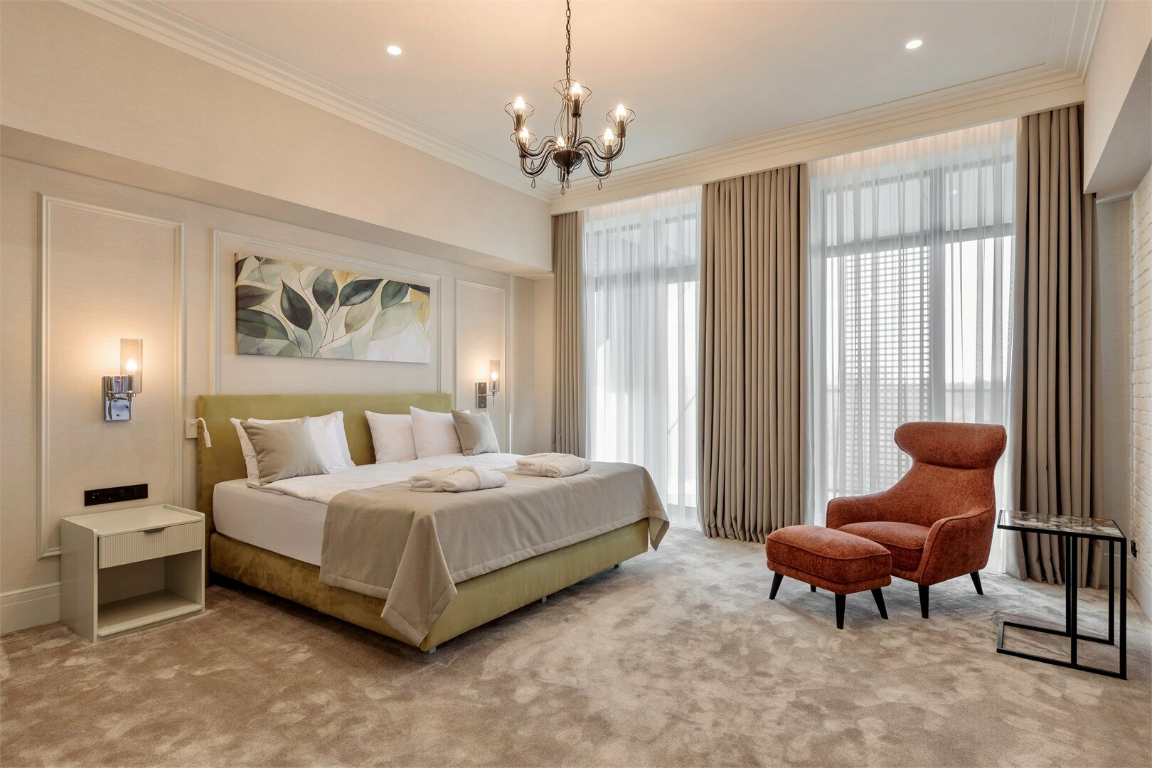 Апартаменты двухкомнатные с террасой