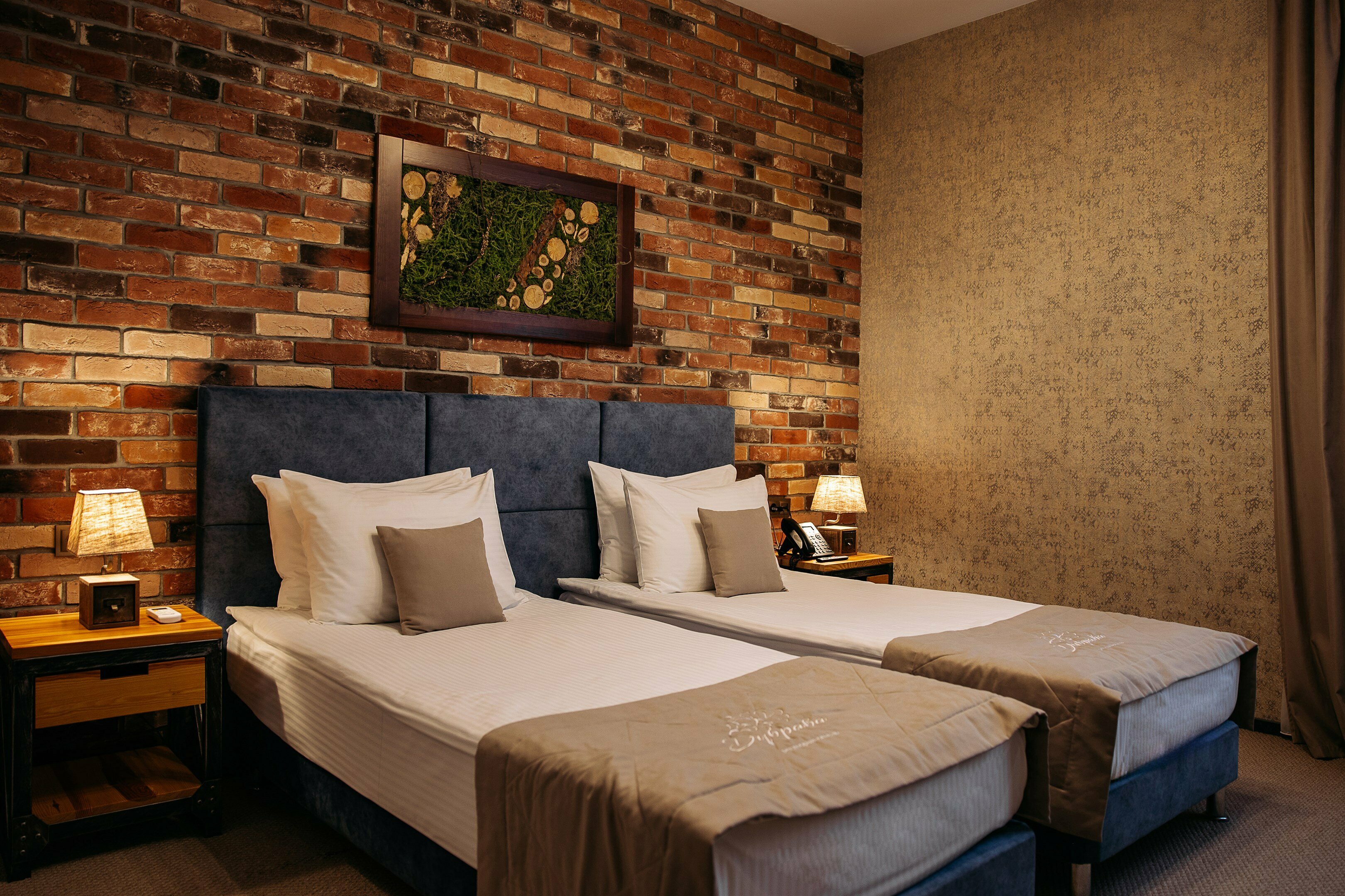 Улучшенный стандартный номер с двухспальной или двумя раздельными кроватями в стиле лофт