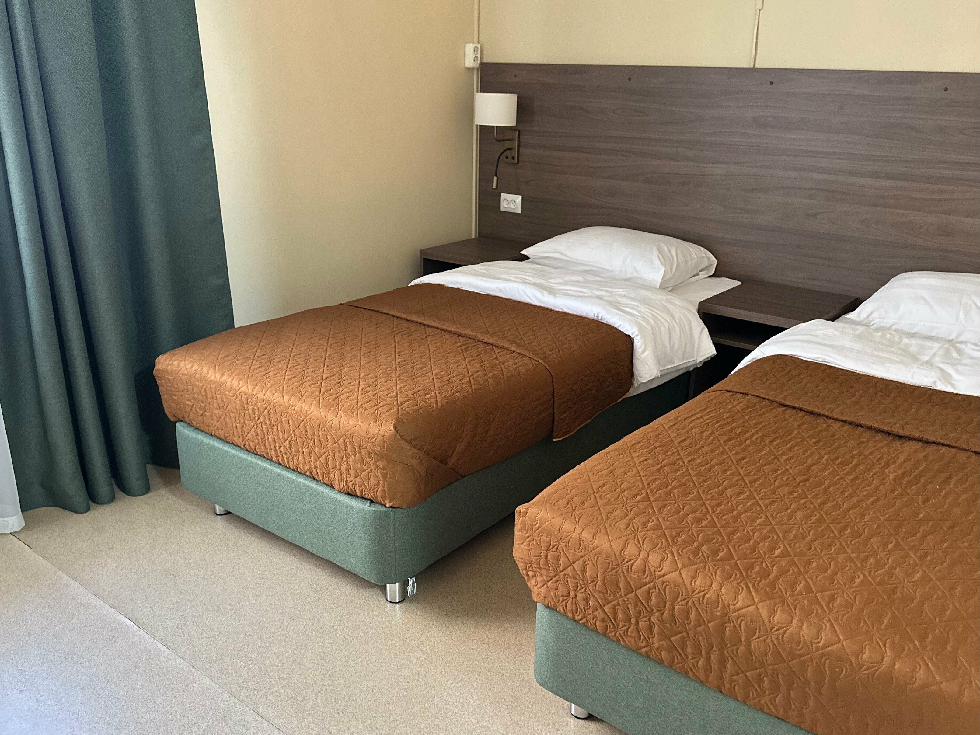 "Полулюкс " Двухместный номер с одной двухместной кроватью или двумя одноместными