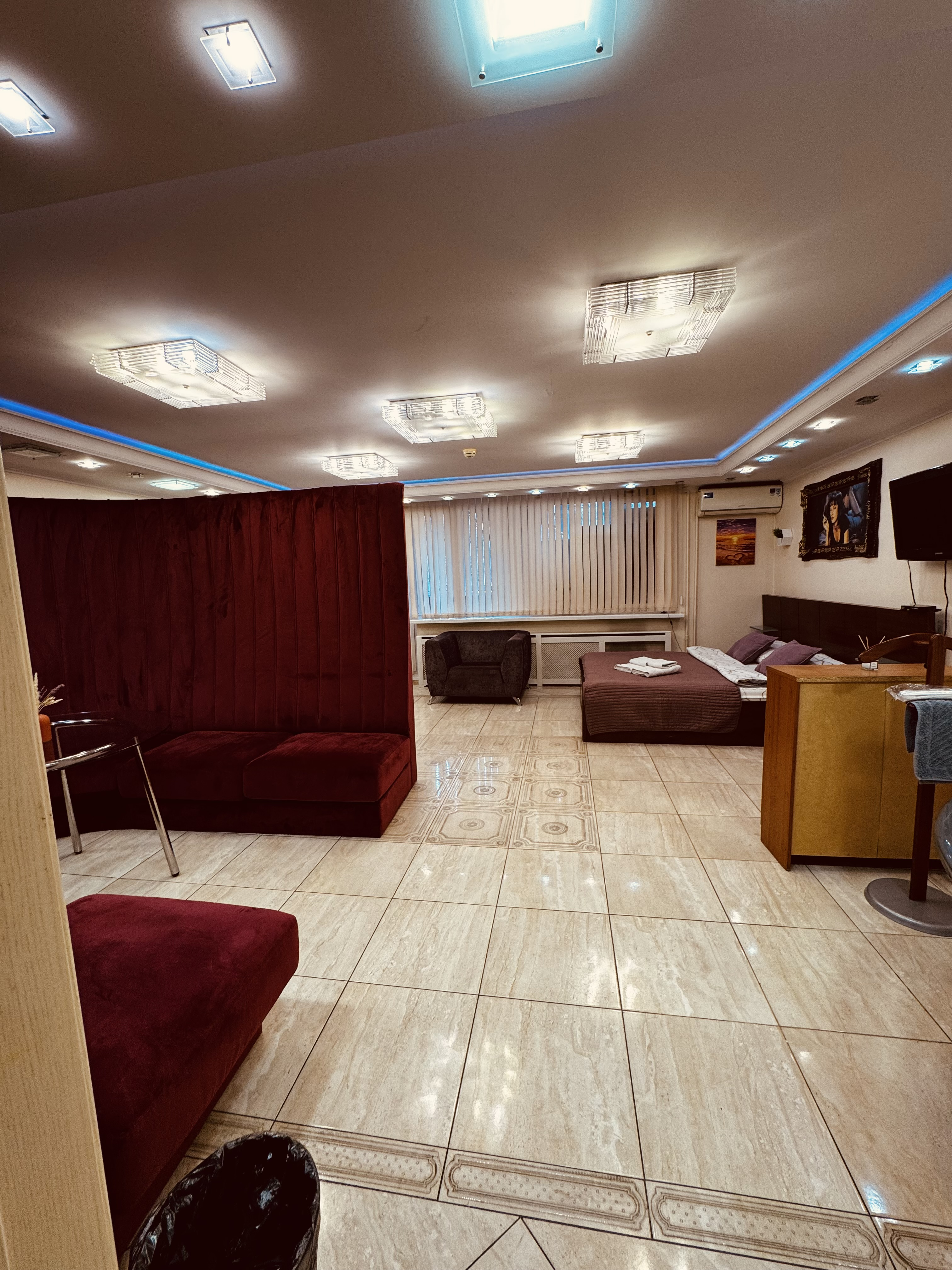 Двухместный номер с 1 кроватью и балконом