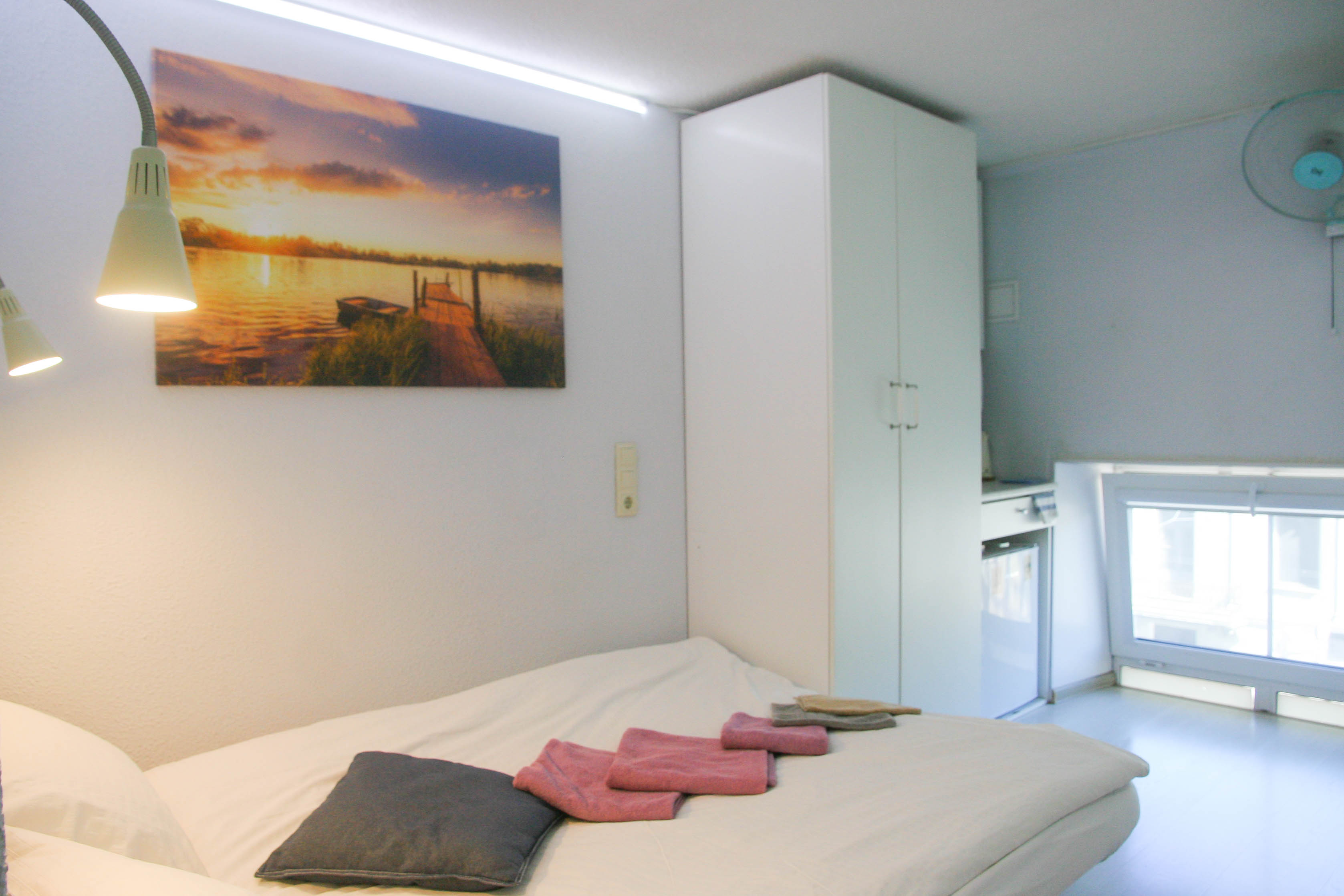 Двухместный номер с 1 двуспальной кроватью вид на улицу (5)