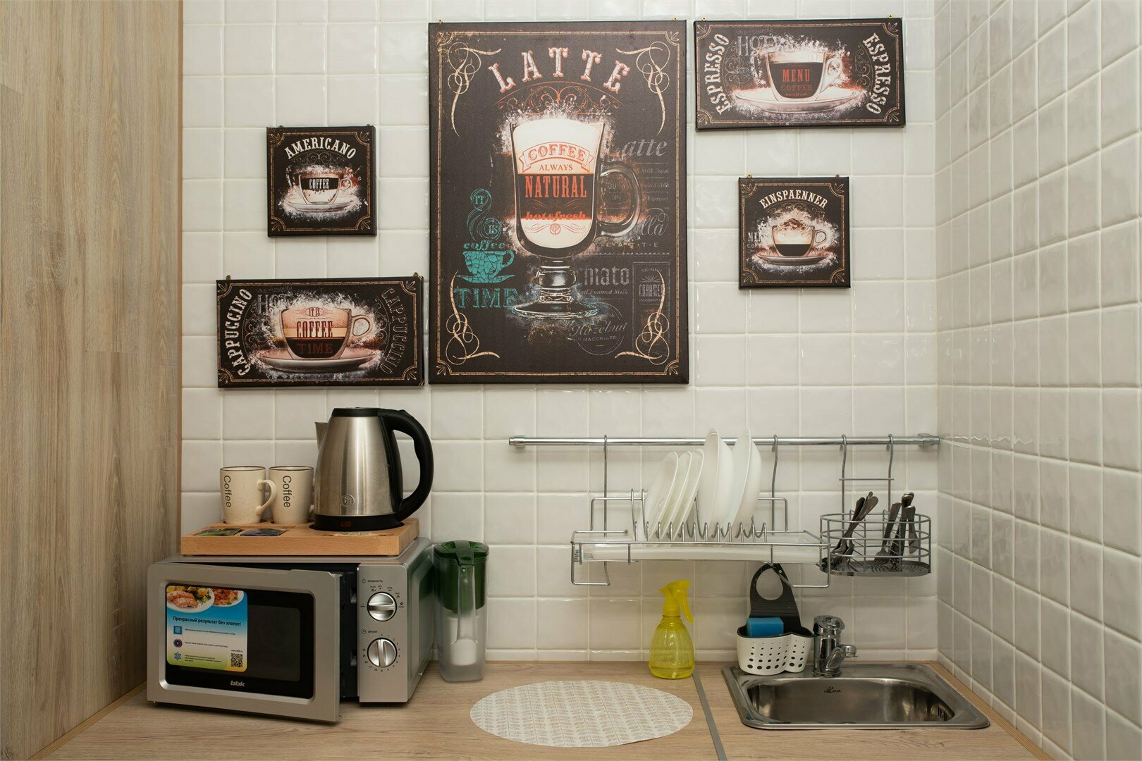 Стандартный номер с кухней с одной большой или двумя раздельными кроватями