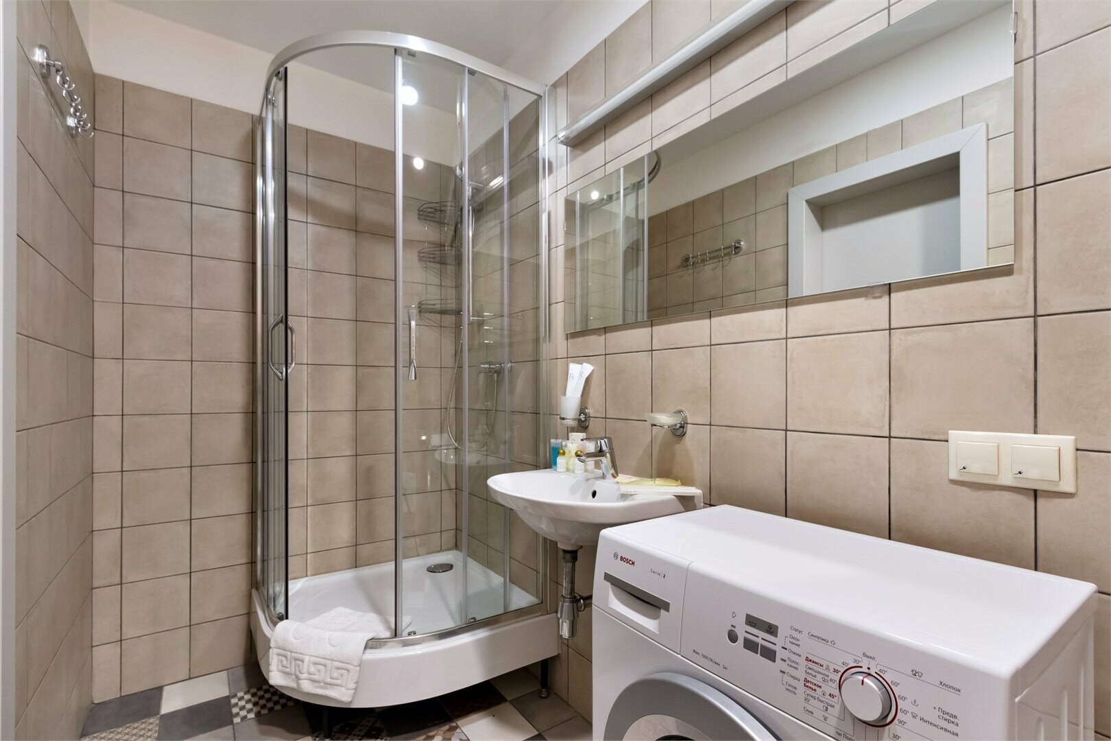 Однокомнатные апартаменты-студия с барной стойкой