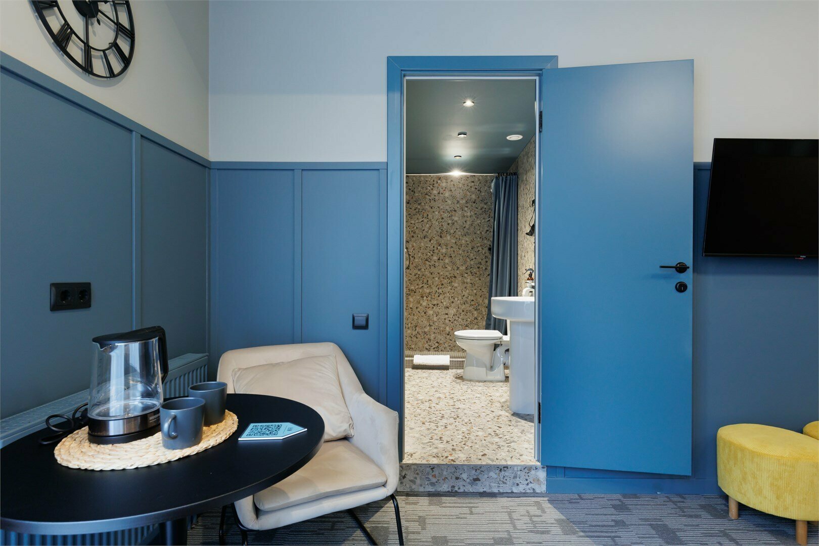 Двухместный номер Комфорт с балконом