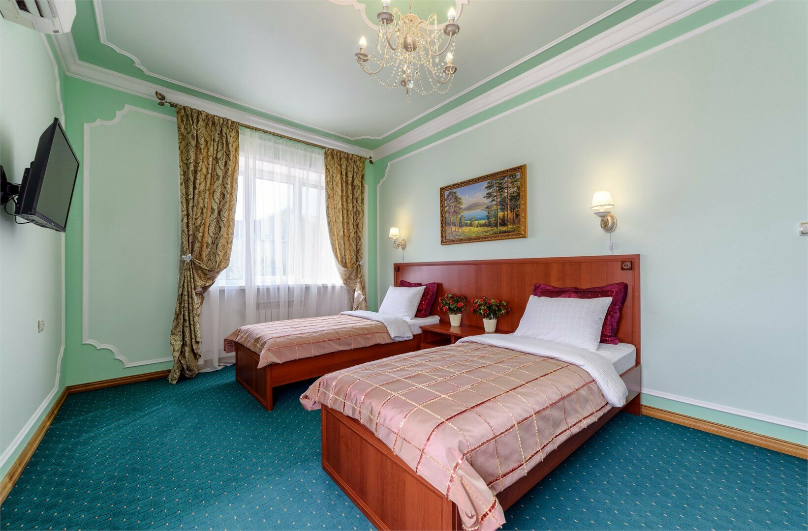 Однокомнатный номер с 1 кроватью или 2 раздельными кроватями + доп место