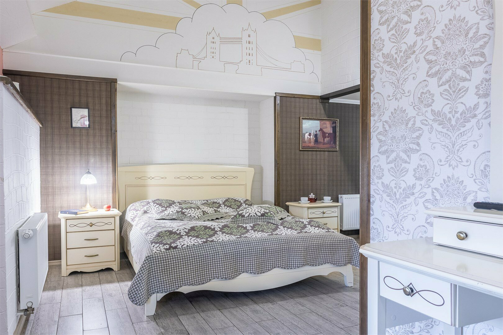 Двухместный номер Делюкс с 1 кроватью и балконом