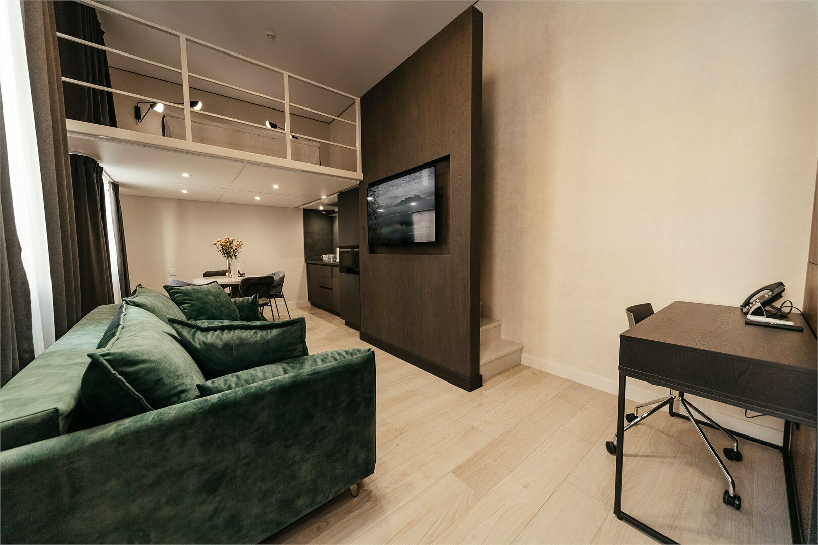 Двухуровневые апартаменты-студио (ул. Ленина 8а)