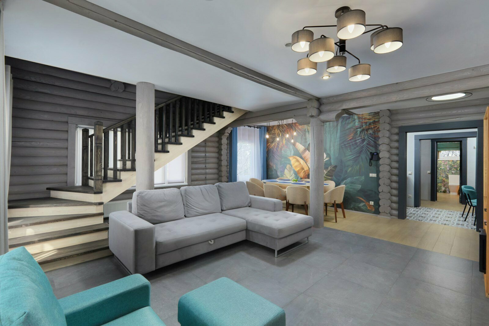 Коттедж с бассейном и сауной