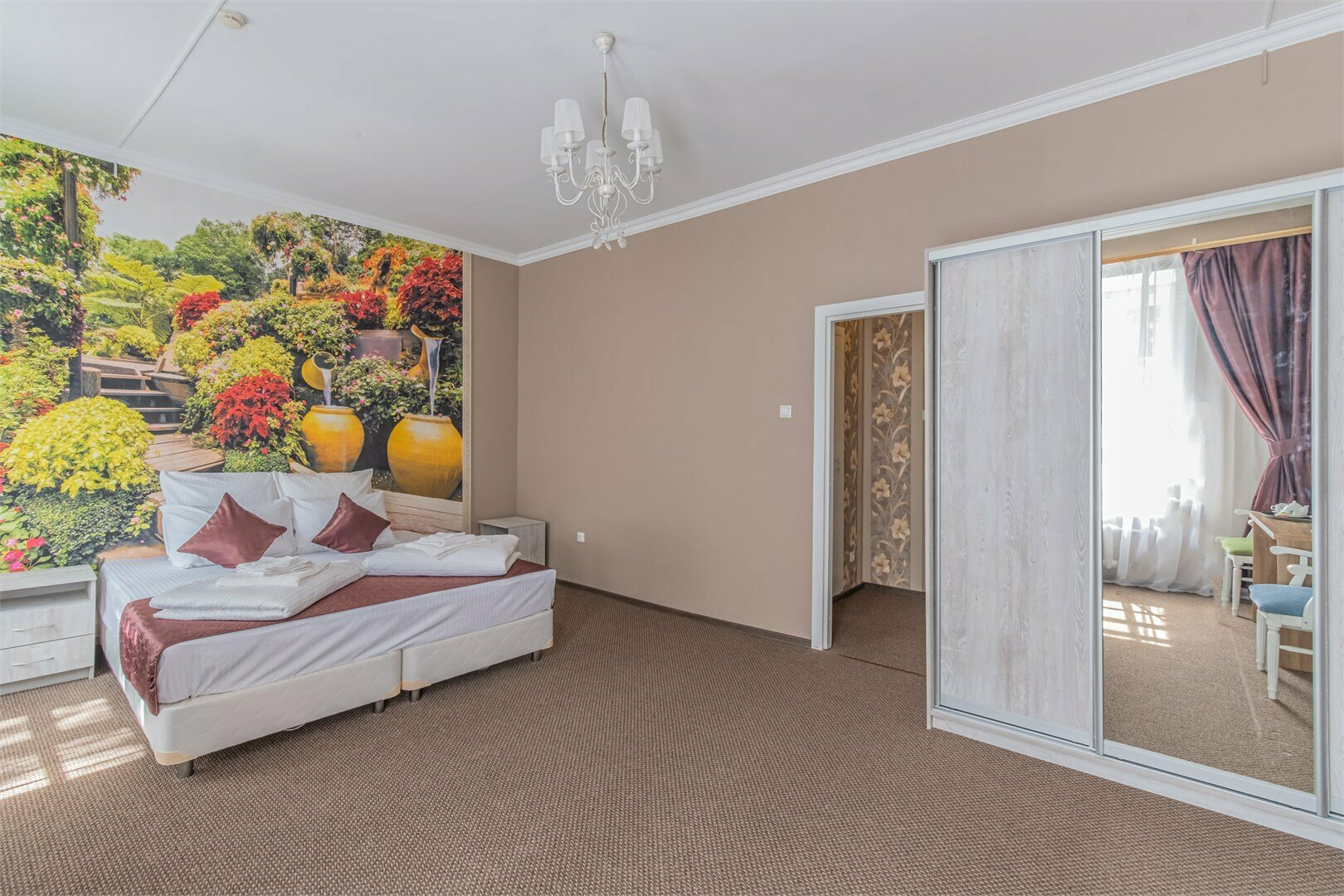 Большой двухместный номер с 1 кроватью или 2 отдельными кроватями