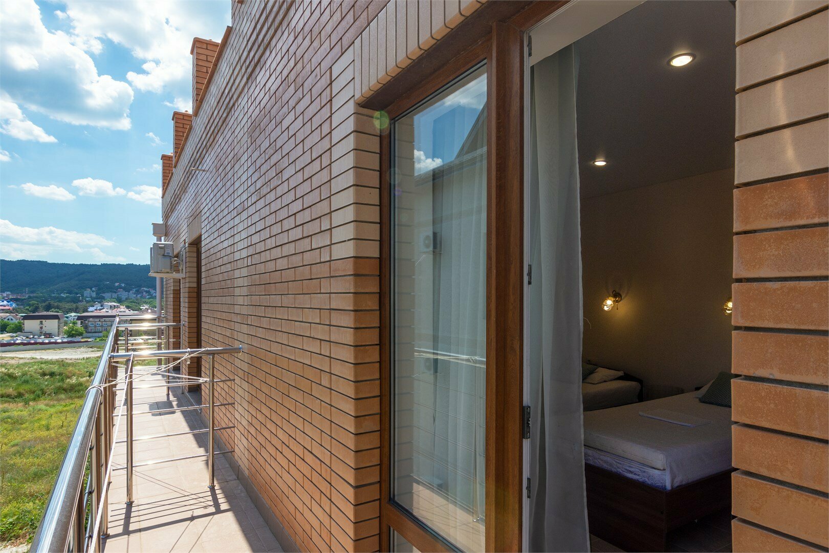 Двухместный номер с 2 отдельными кроватями и балконом