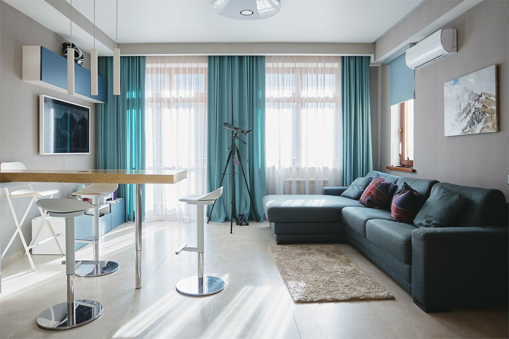 Апартаменты райдера с панорамным  видом на горы