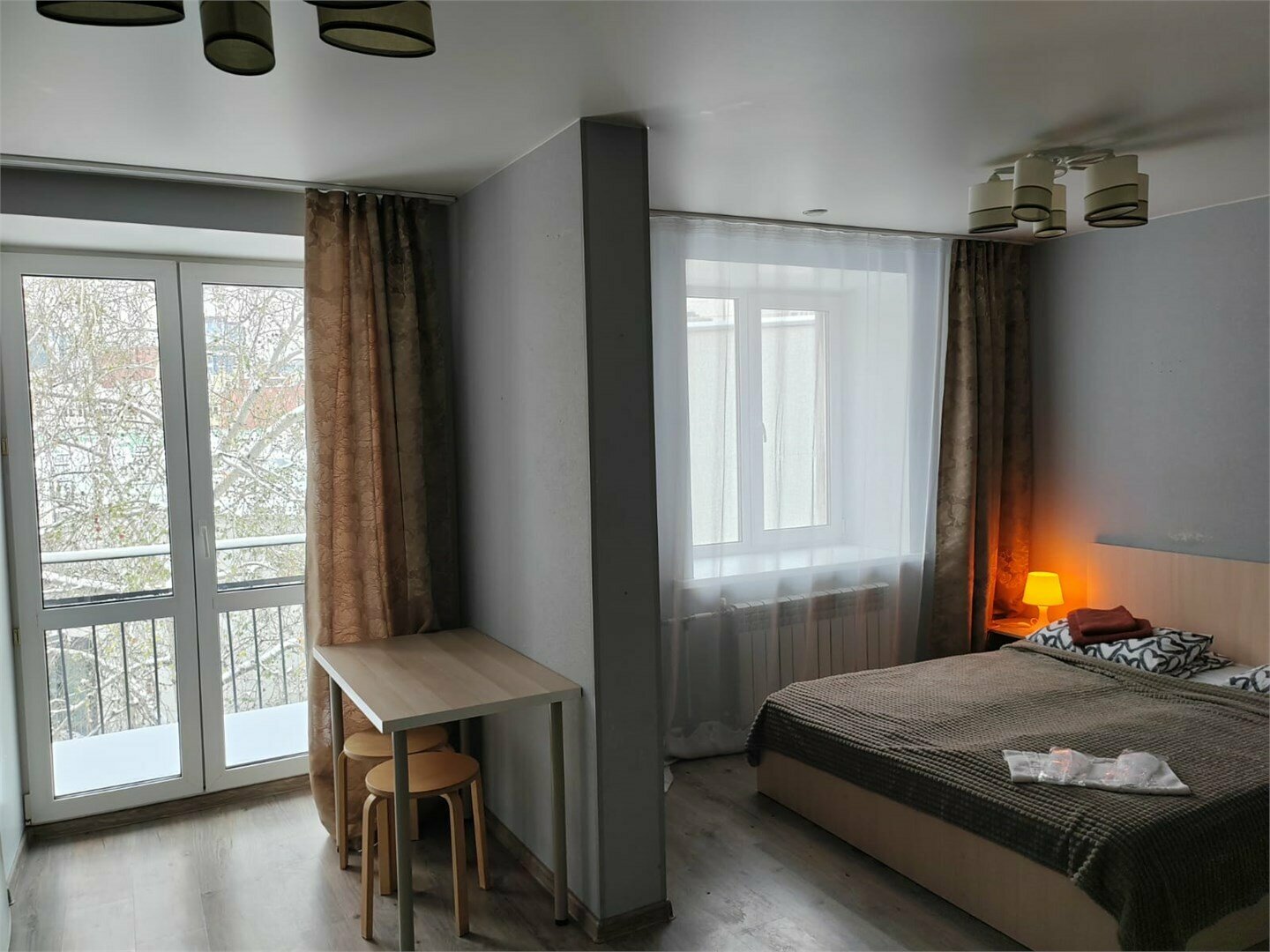 Студия с кухней