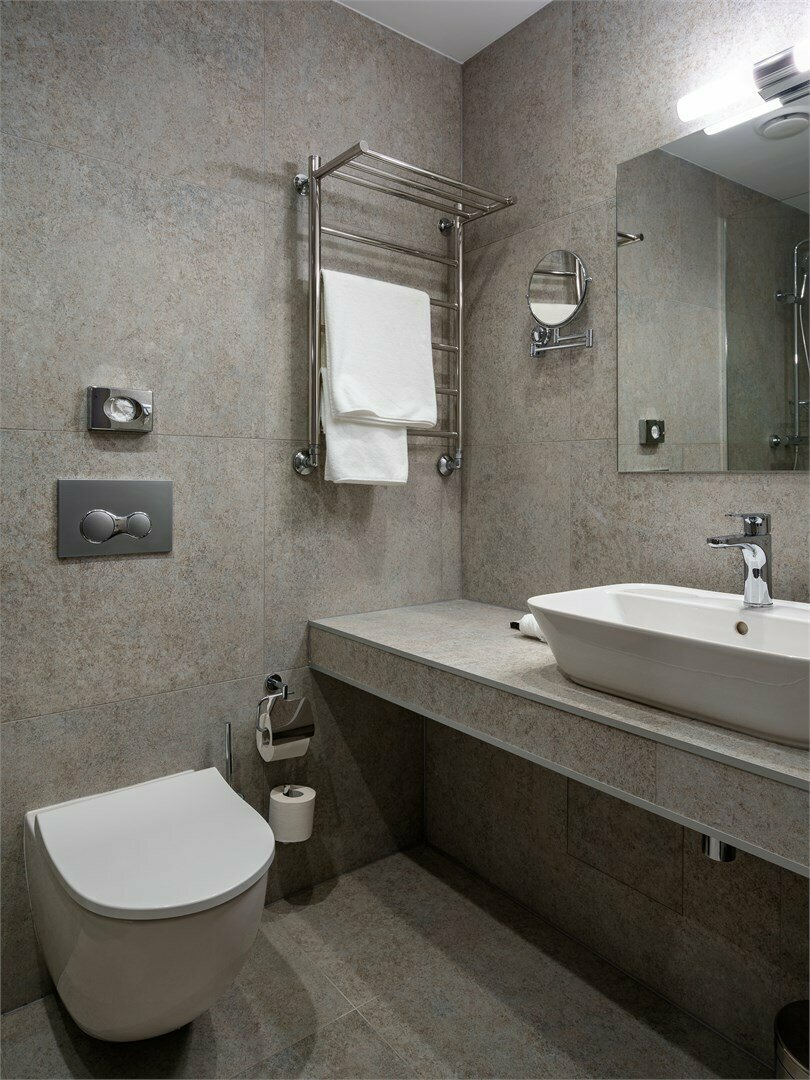 Стандартный номер с видом на город с двуспальной кроватью