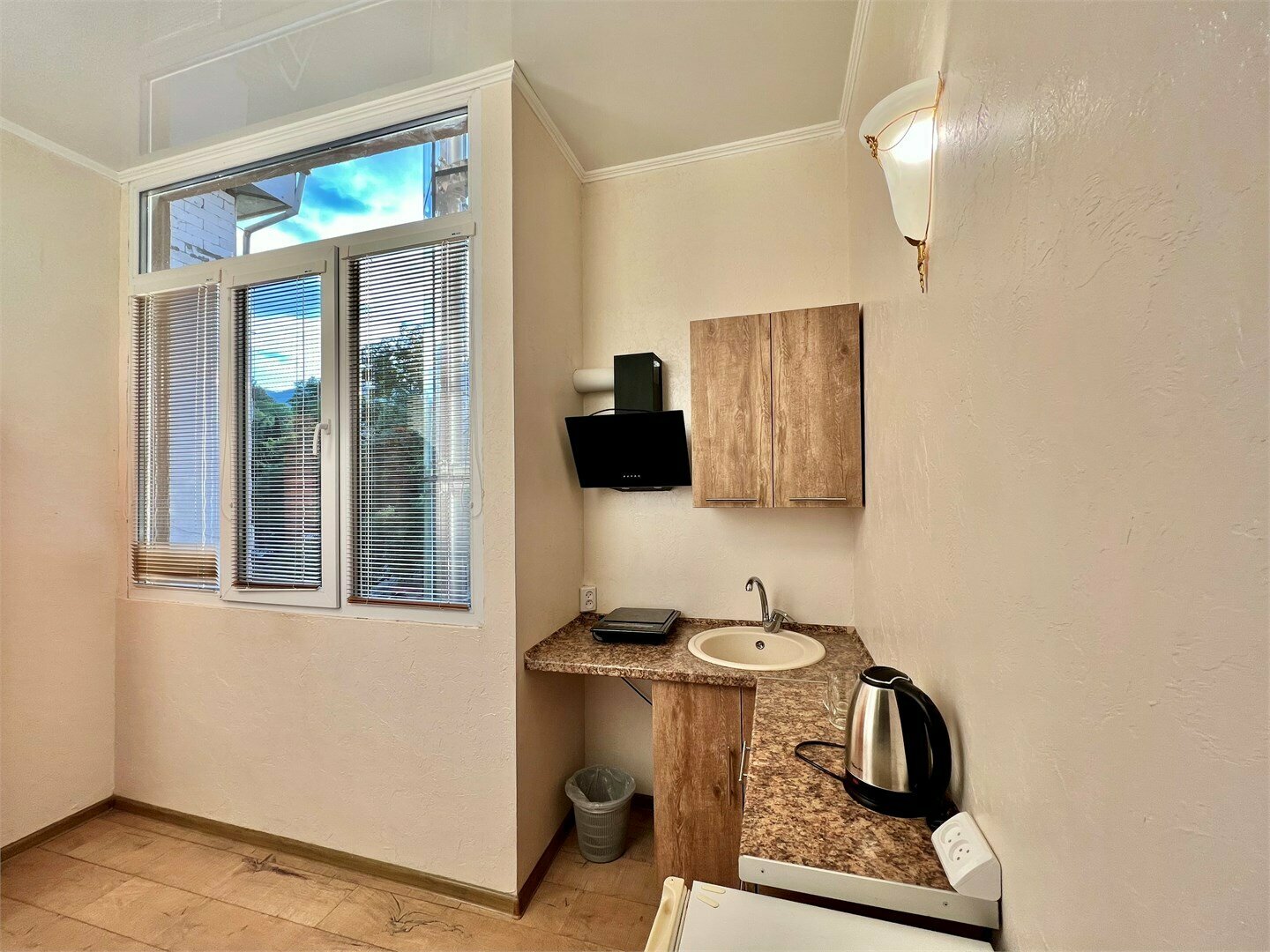 Студия с видом на горы