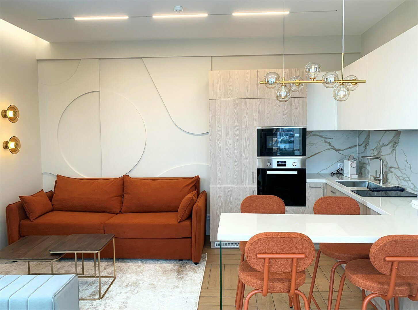 Двухкомнатный ЛЮКС (22 этаж)