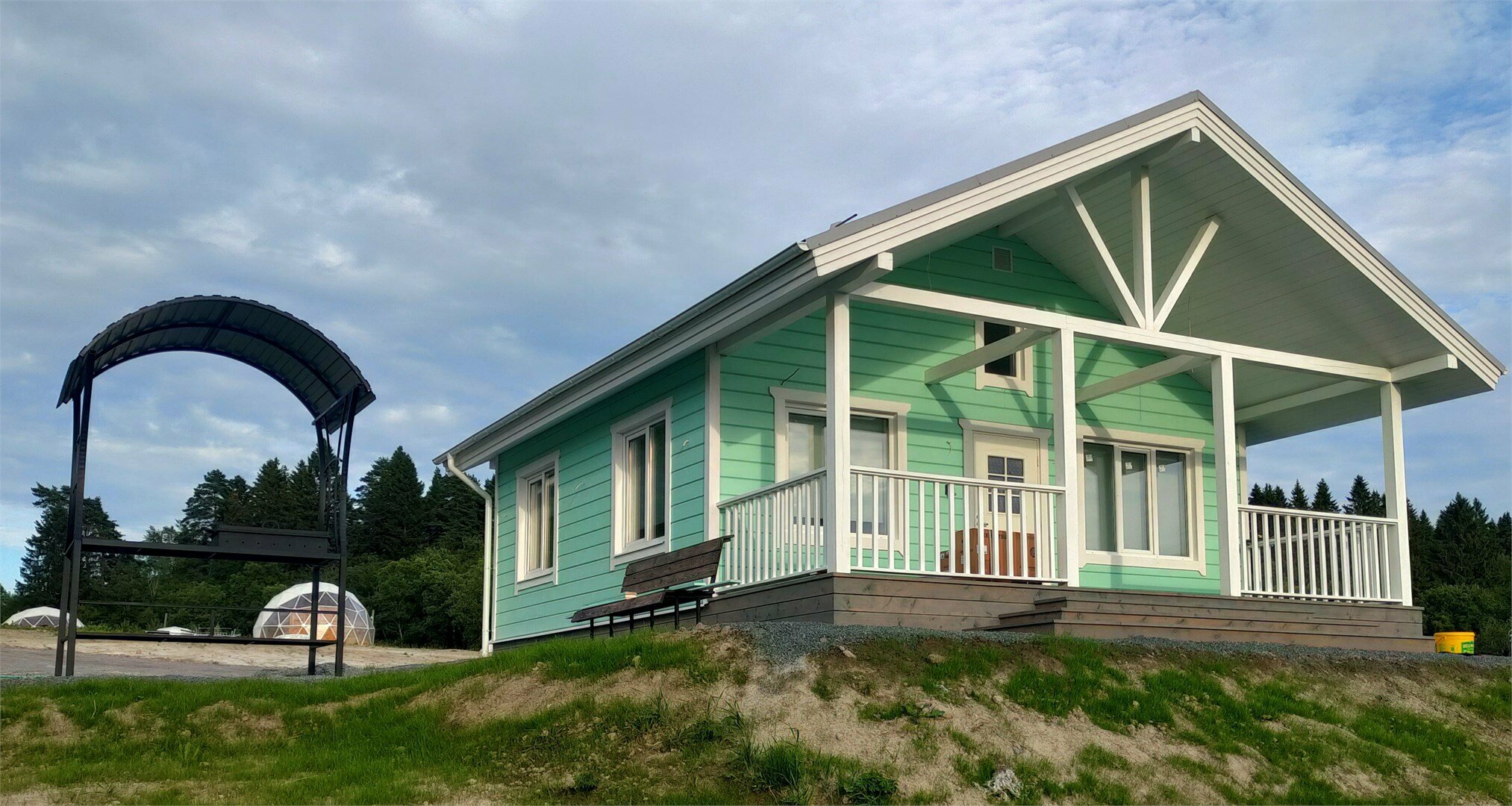 Мятный дом с сауной 70м2