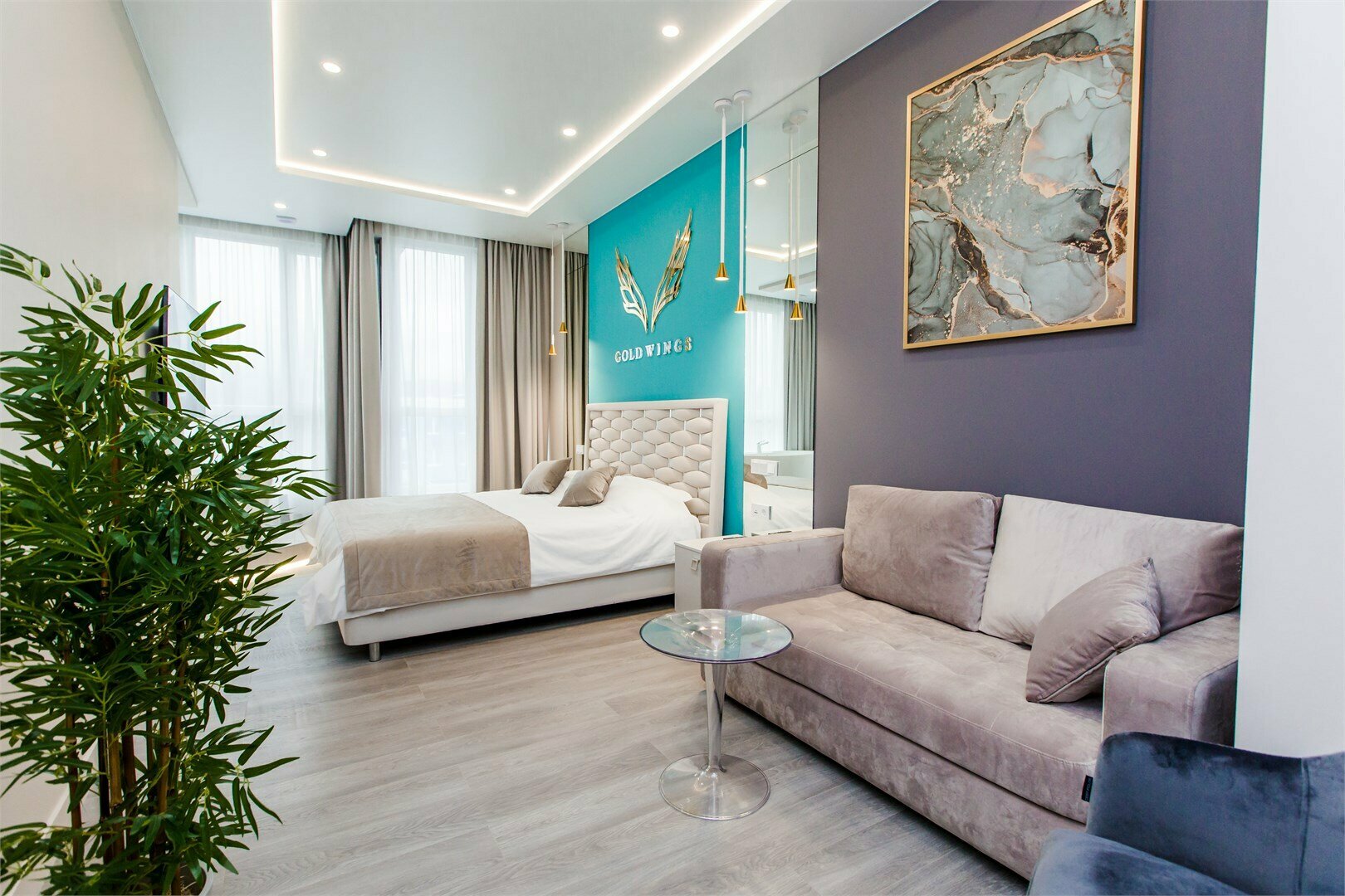 Апартаменты с боковым или прямым видом на море (2 комнаты)