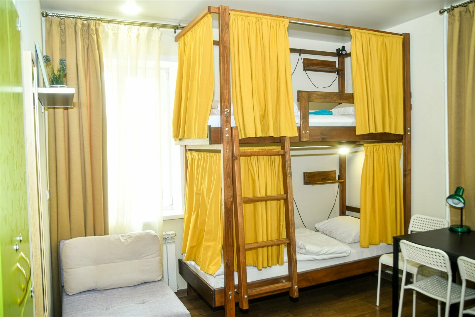 Общий 4-местный номер для мужчин и женщин