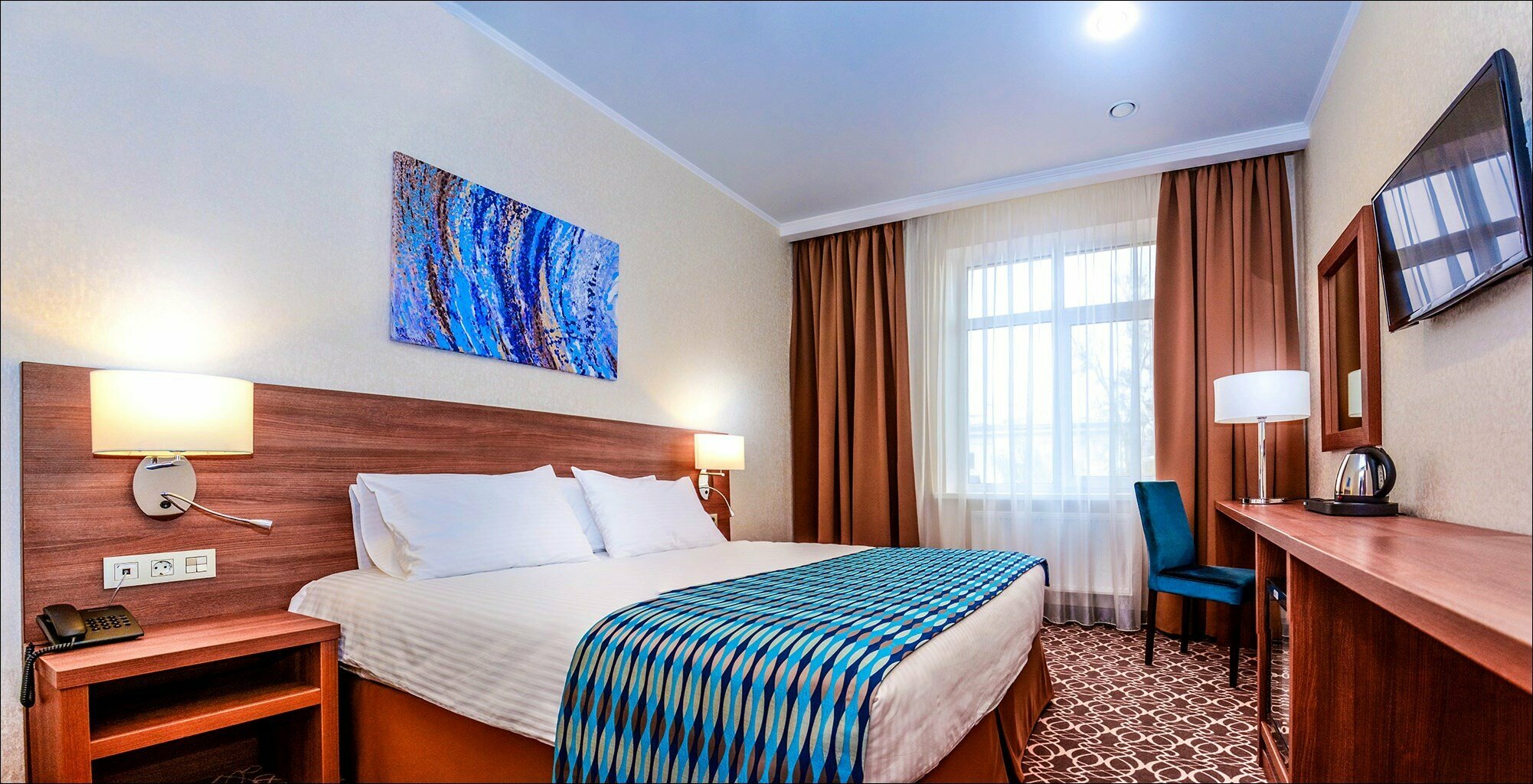 Стандартный двухместный номер с 1 кроватью или 2 отдельными кроватями