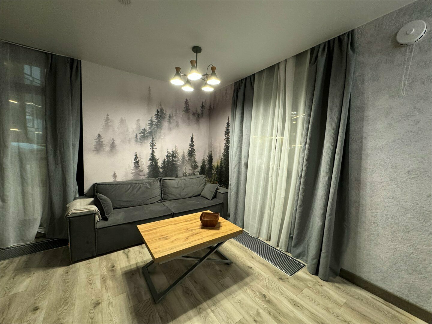 Апартаменты Adventure Forest с камином 55м.