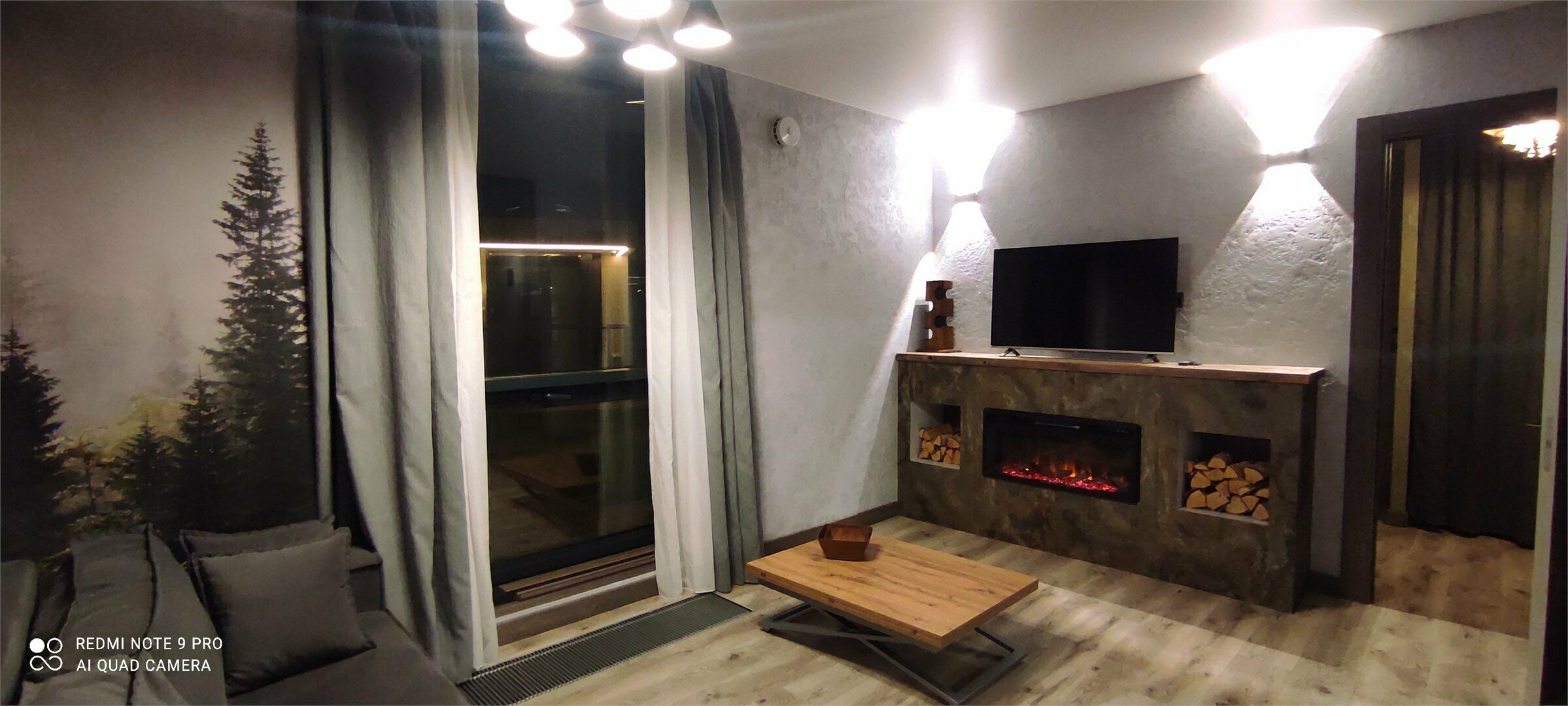 Апартаменты Adventure Forest с камином 55м.