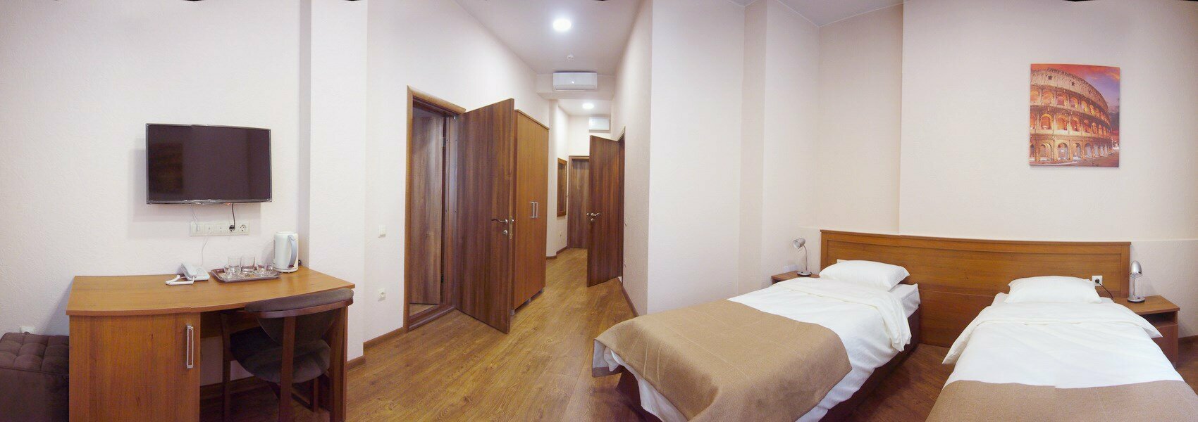 Большой стандартный номер "1й КОРПУС" с 1 или 2 раздельными кроватями