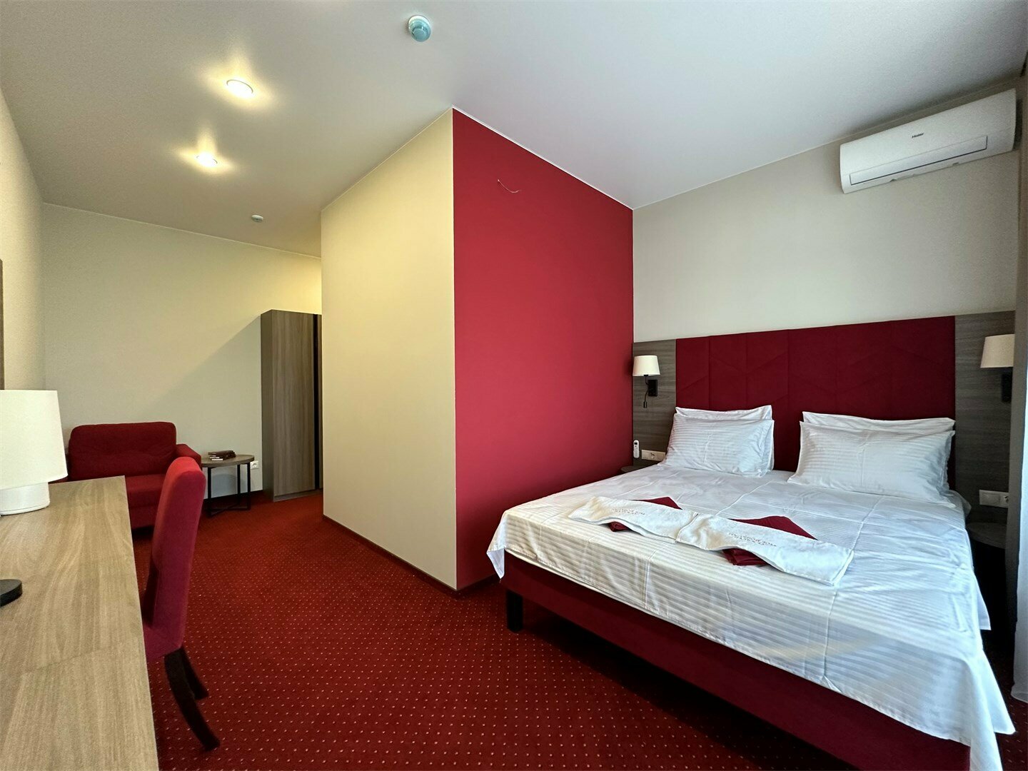 Двухместный номер с 1 кроватью и балконом