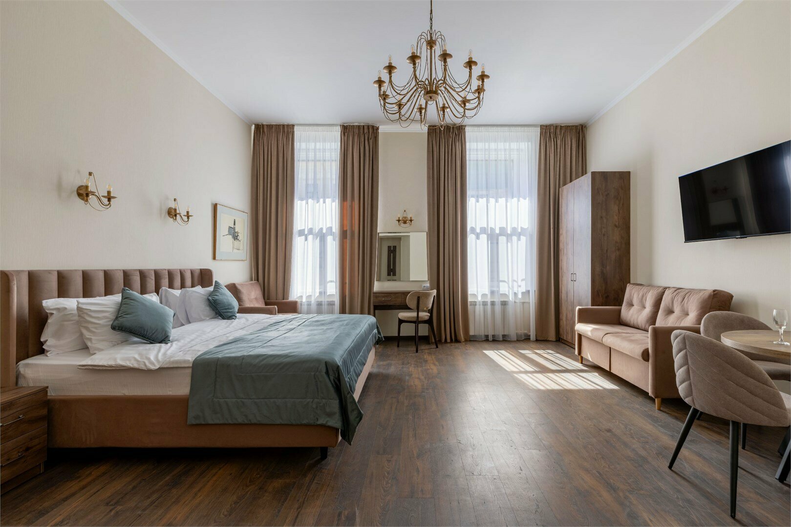 Делюкс Апартаменты с кроватью "Кинг-Сайз" и видом на город №5