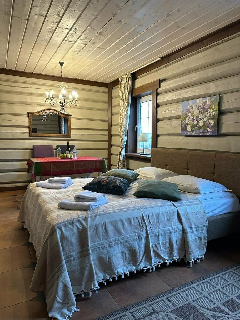 Коттедж с камином и сауной