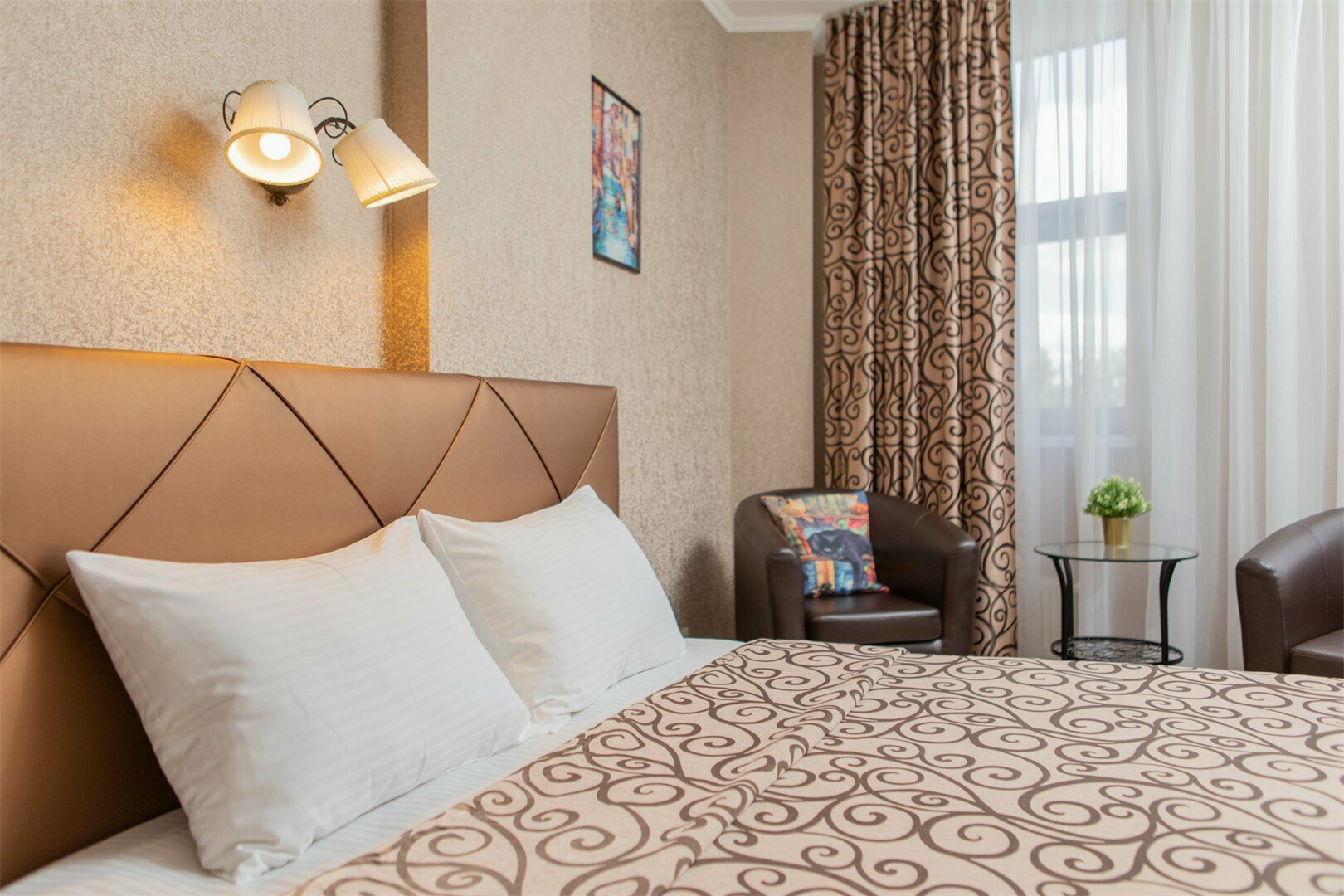 Двухместный номер с 1 двухспальной кроватью