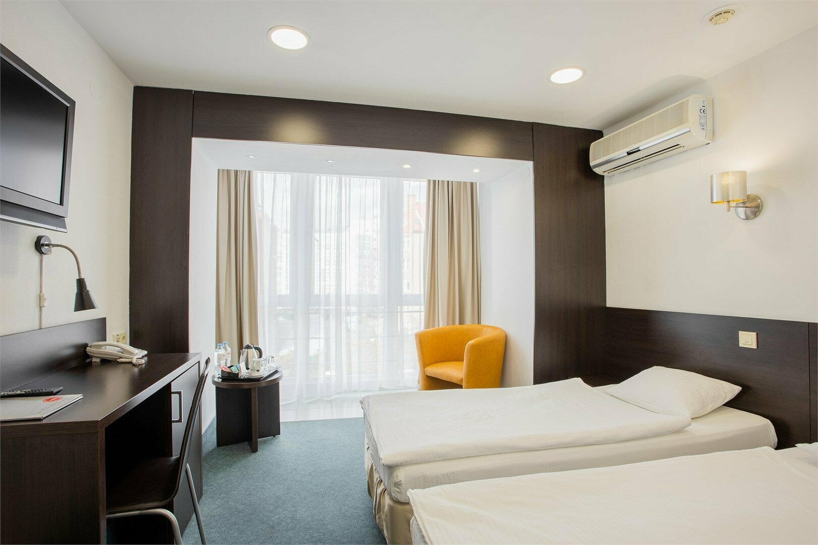 Стандартный двухместный номер с 1 кроватью или 2 отдельными кроватями