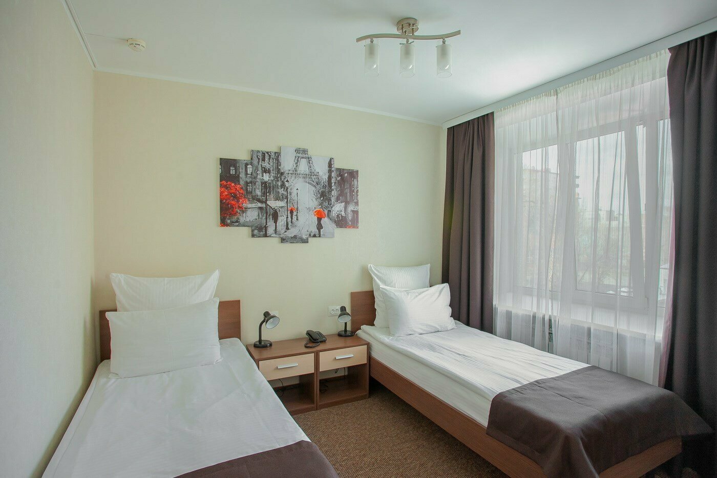 Улучшенный с двумя раздельными кроватями