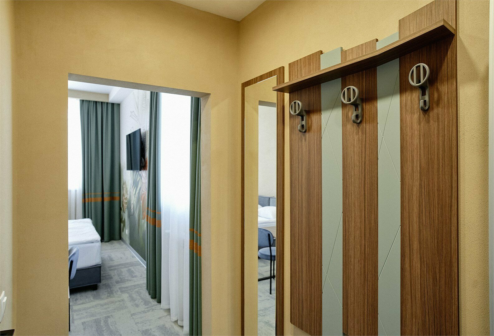 Стандарт с одной или двумя раздельными кроватями