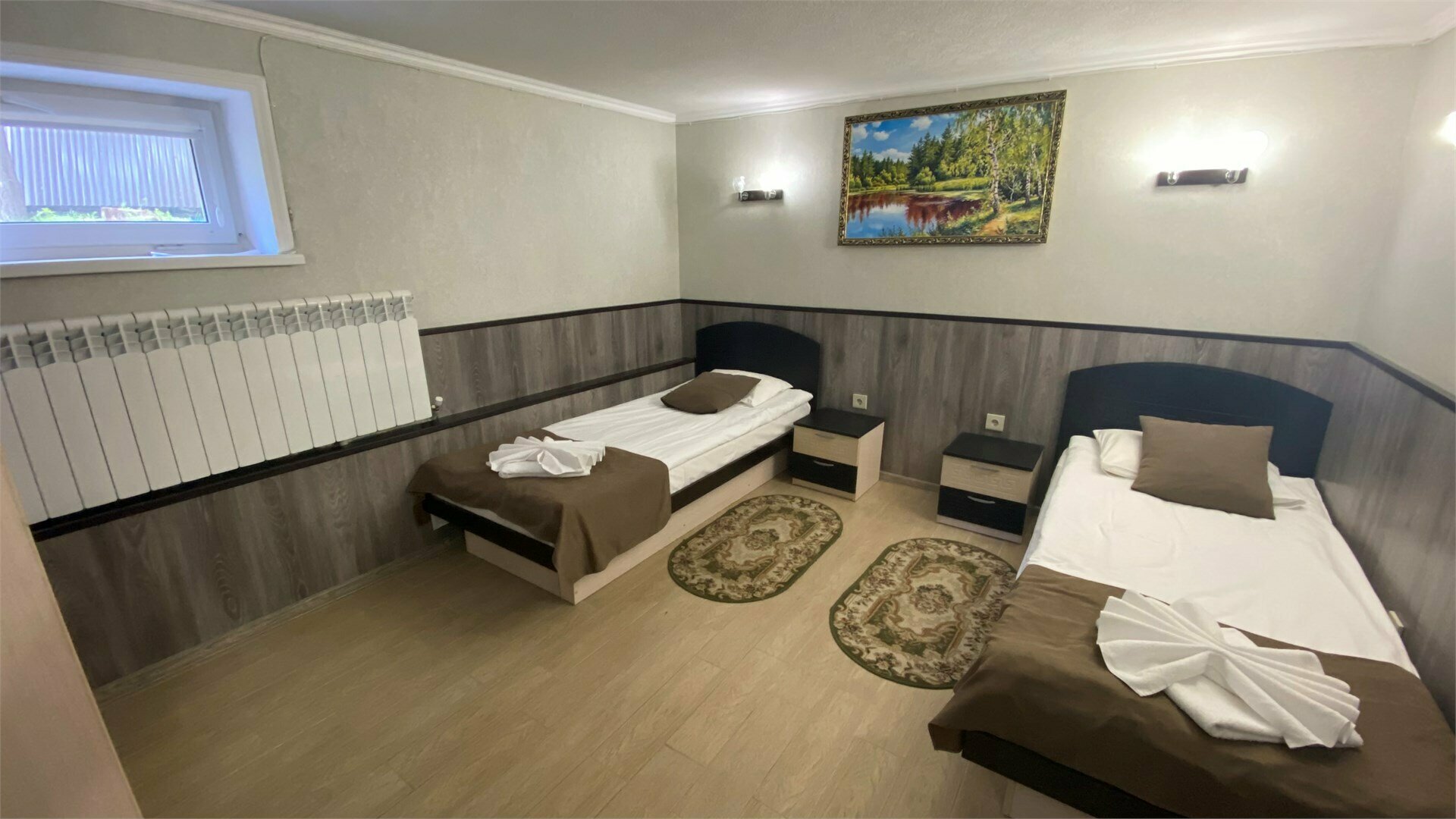 Стандарт двухместный с 2 раздельными кроватями (Цокольный этаж)