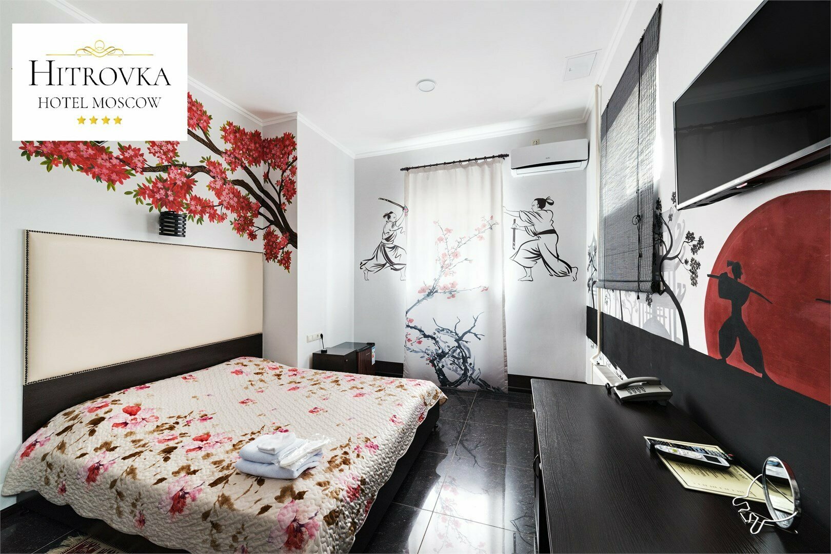 Стандартный номер с большой кроватью (Вид во двор)