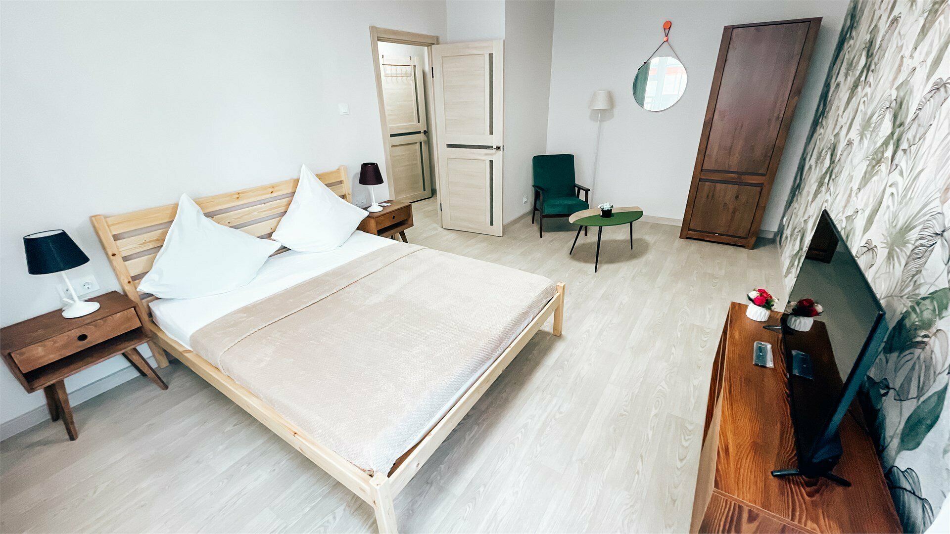 Двухместный номер Делюкс с 1 кроватью и балконом