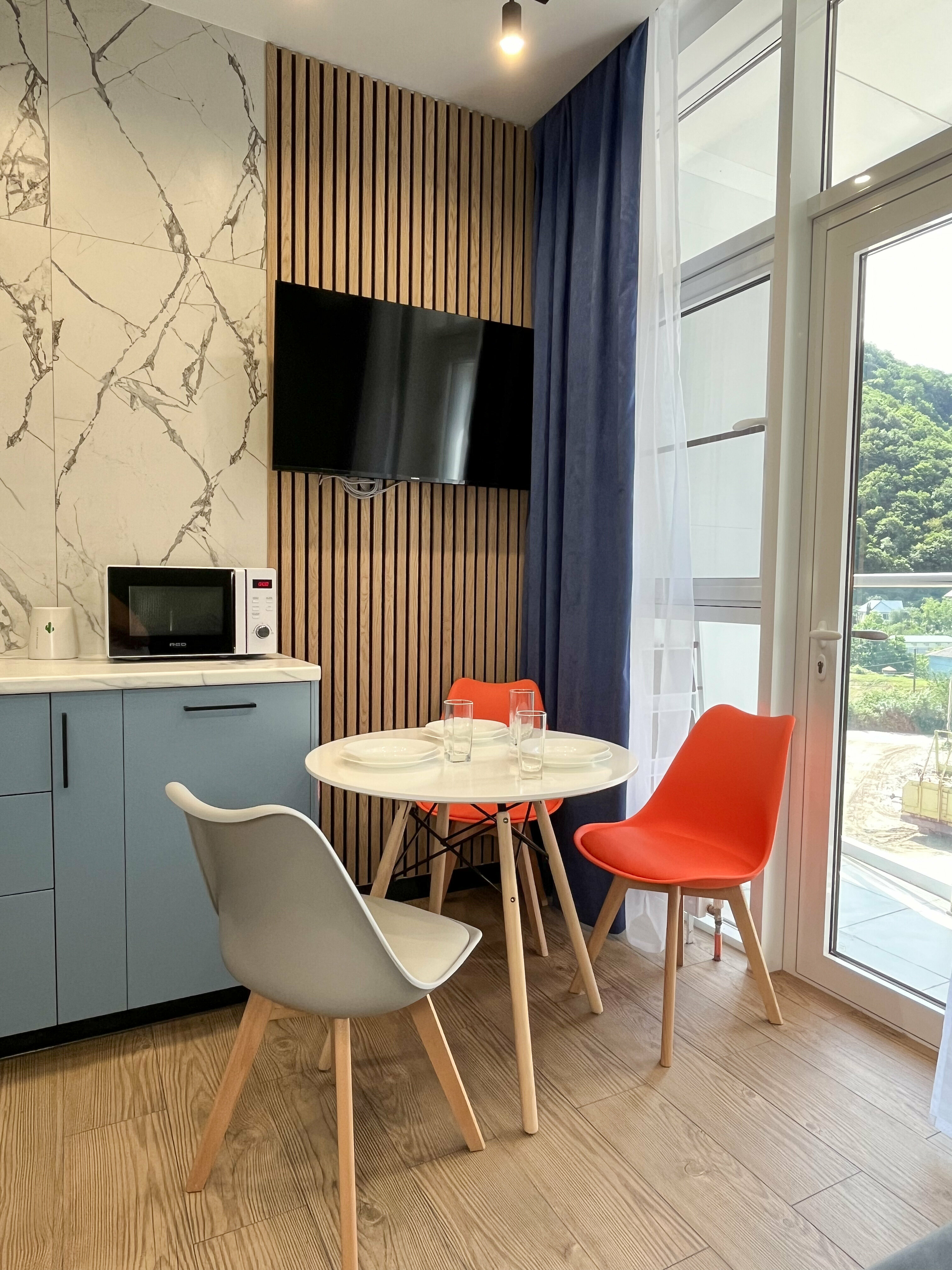 Квартира на 4 этаже для троих гостей (О139А)