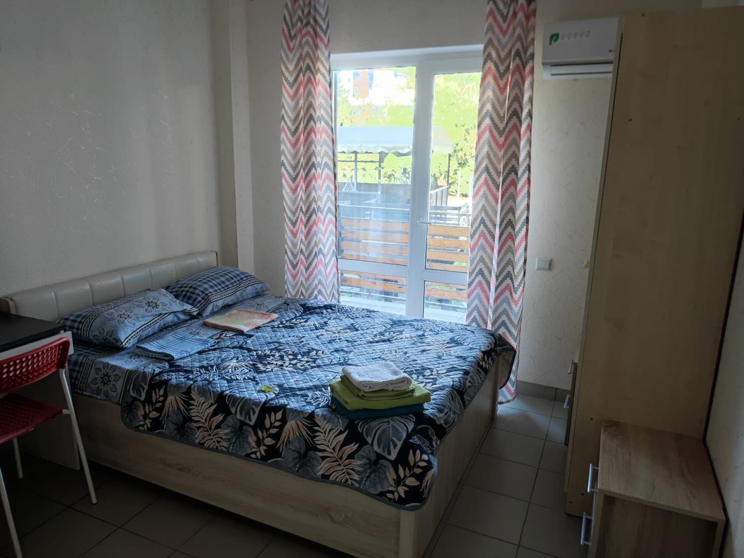 Двухместный номер с 1 кроватью или 2 отдельными кроватями и балконом