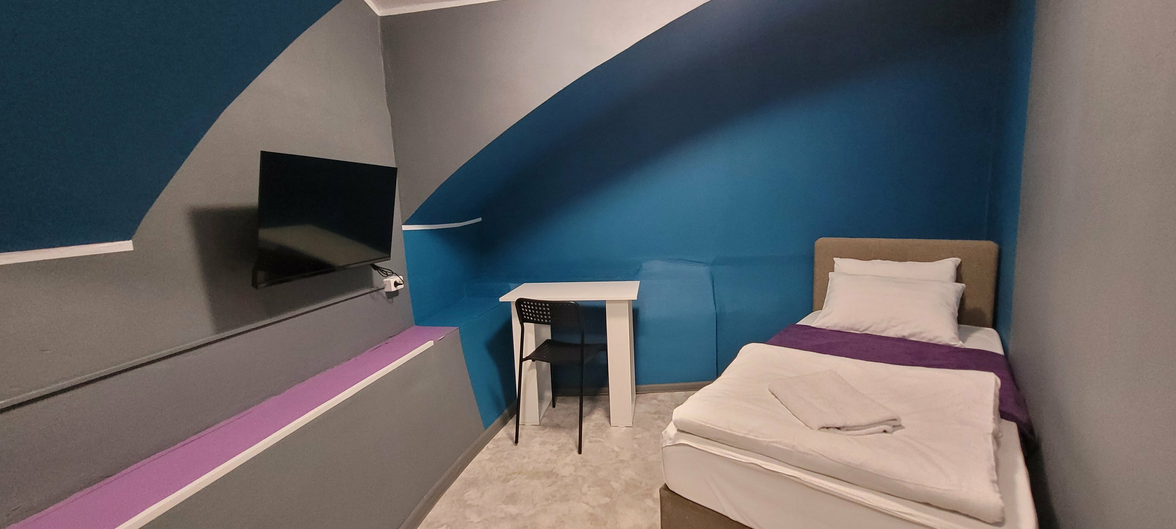 Бюджетный одноместный номер с общим с/у на этаже