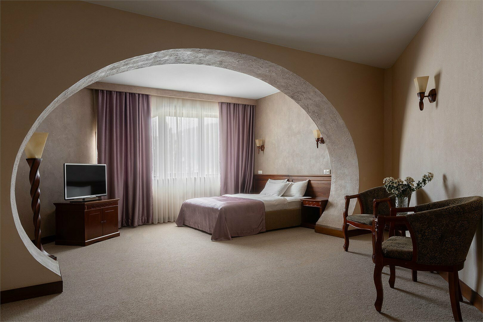 Двухместный номер с 1 кроватью и видом на море