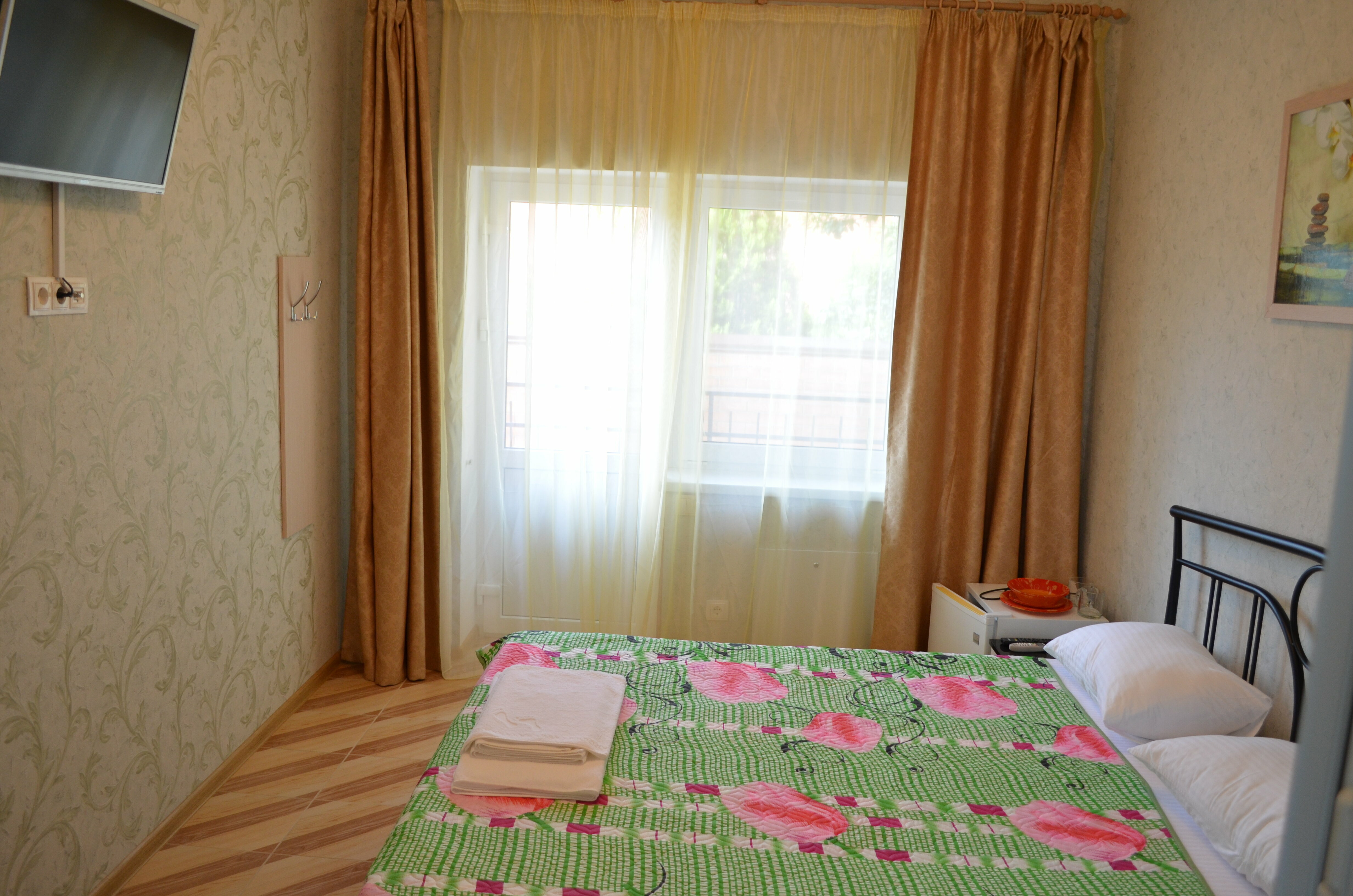 Двухместный номер с 1 кроватью и собственной ванной комнатой