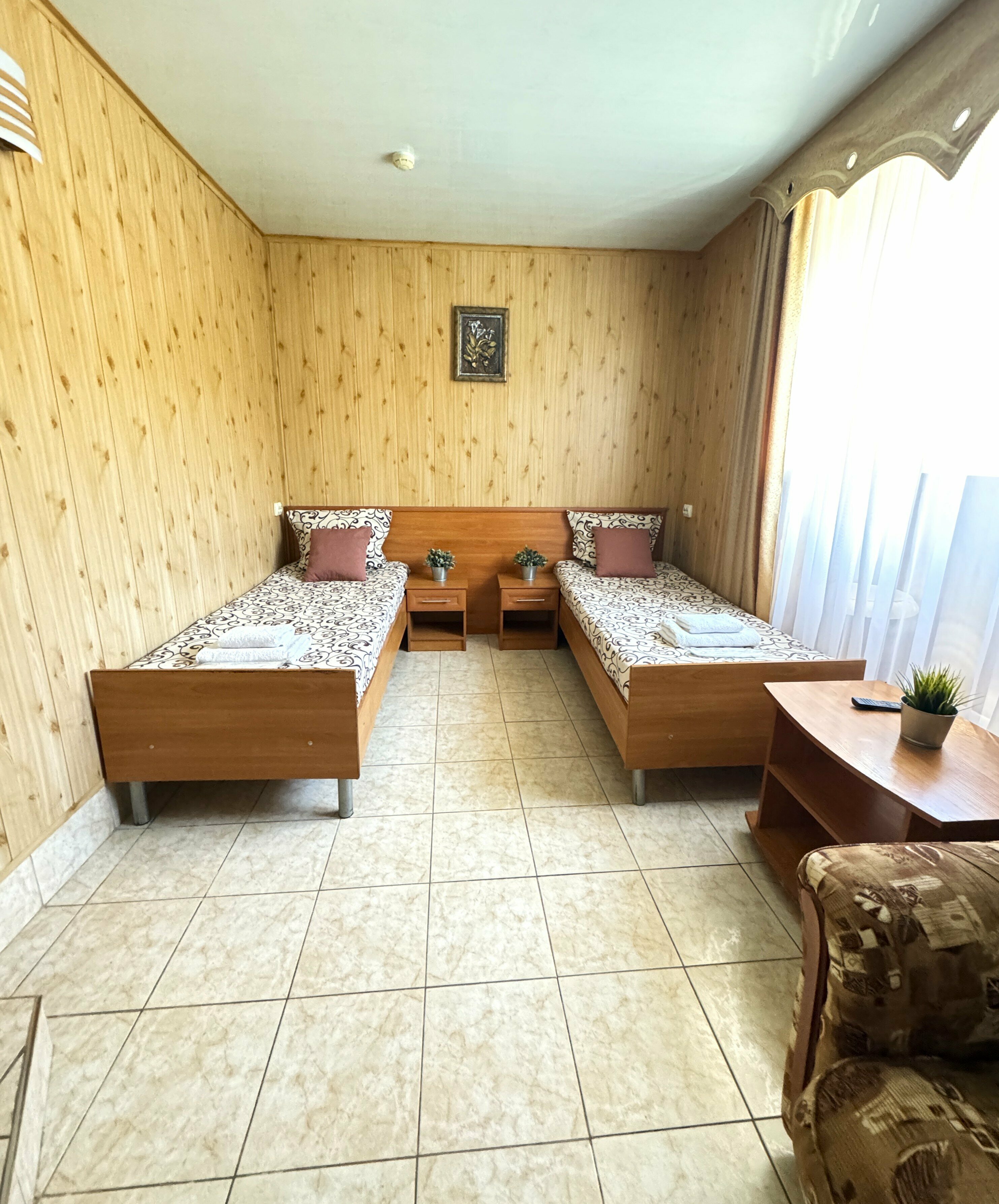 Двухместный бюджетный номер с раздельными кроватями (4 этаж)