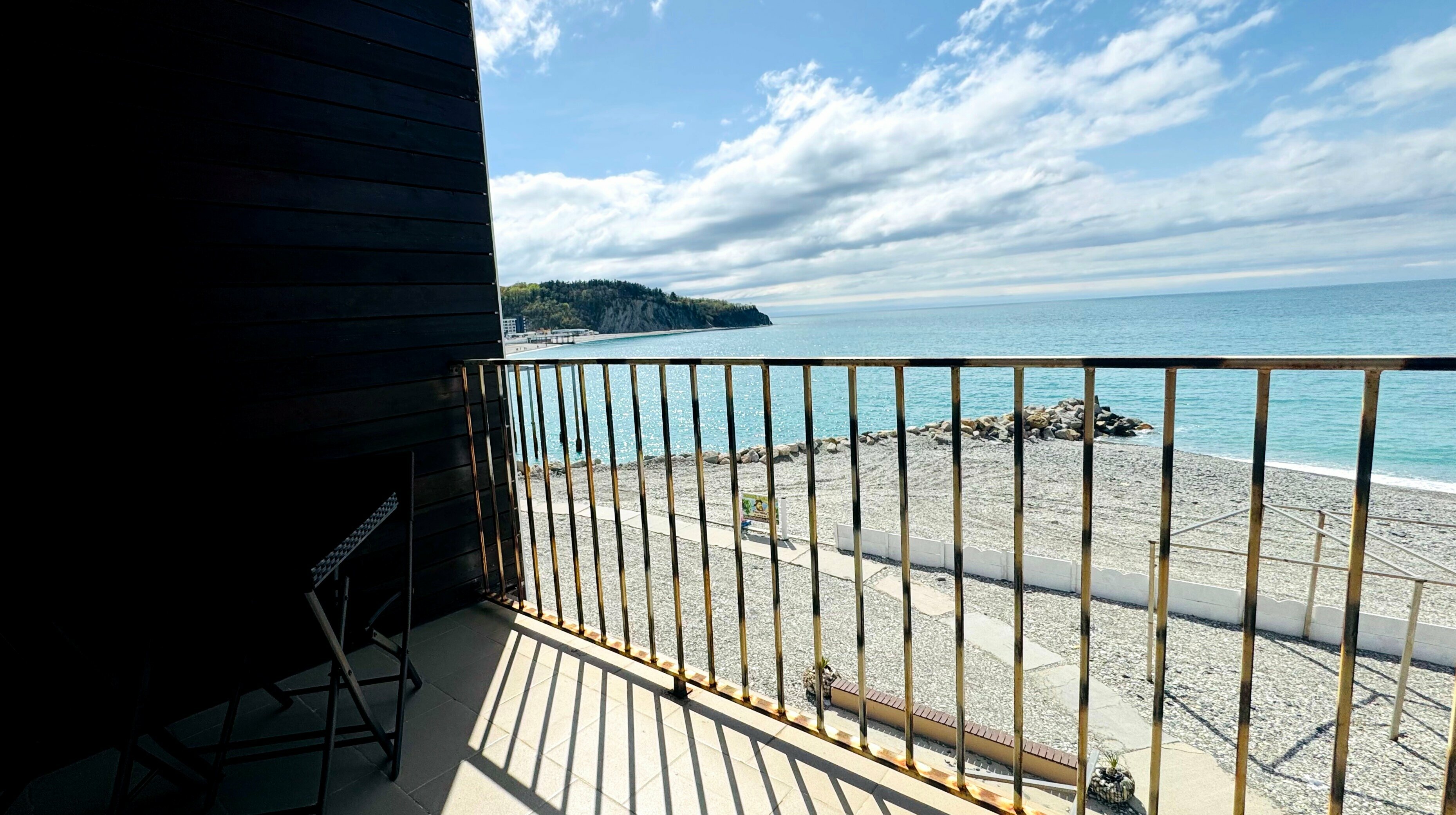 Двухместный номер Делюкс с 1 кроватью и балконом, вид на море