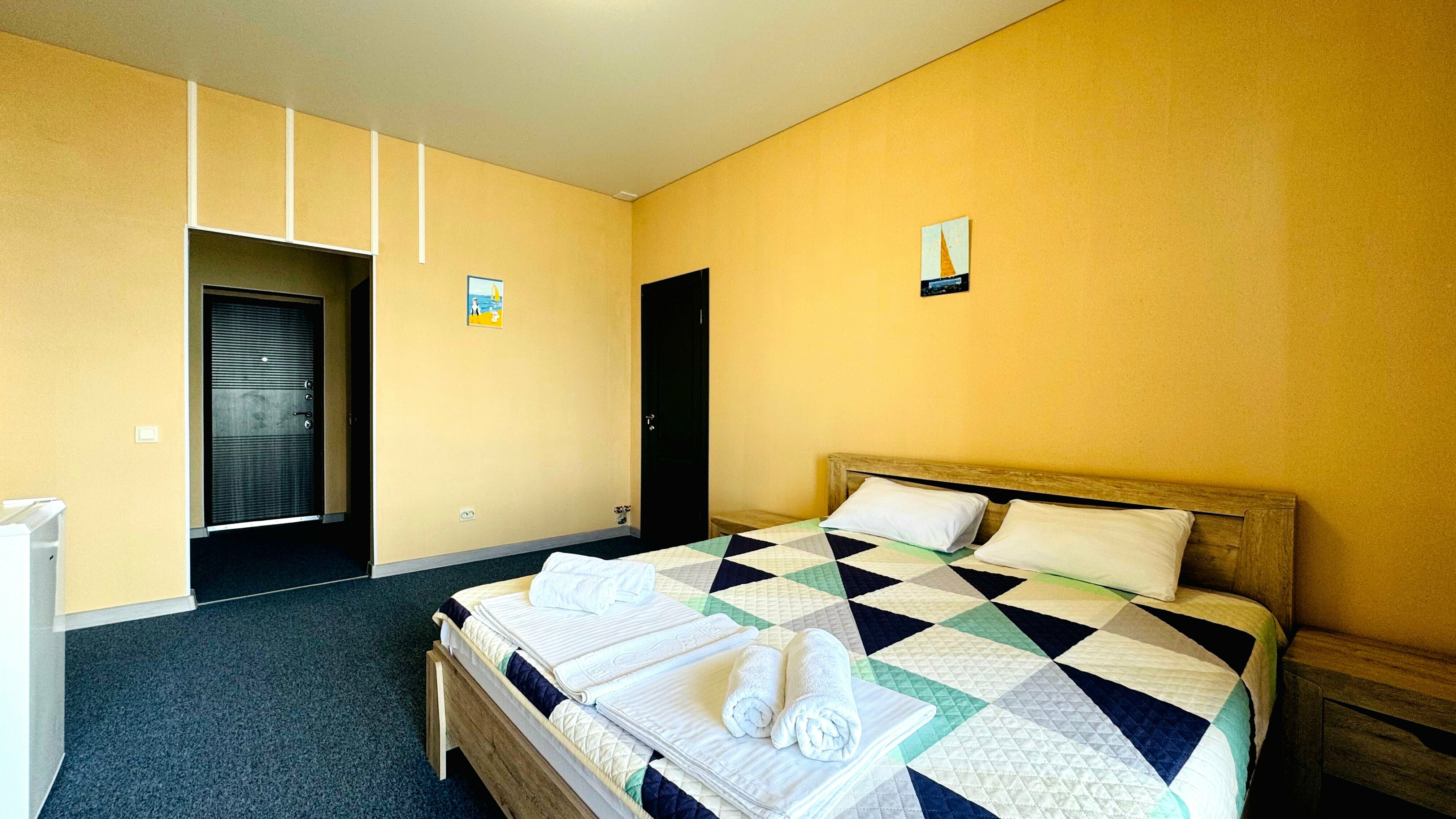 Двухместный номер Делюкс с 1 кроватью и балконом, вид на море